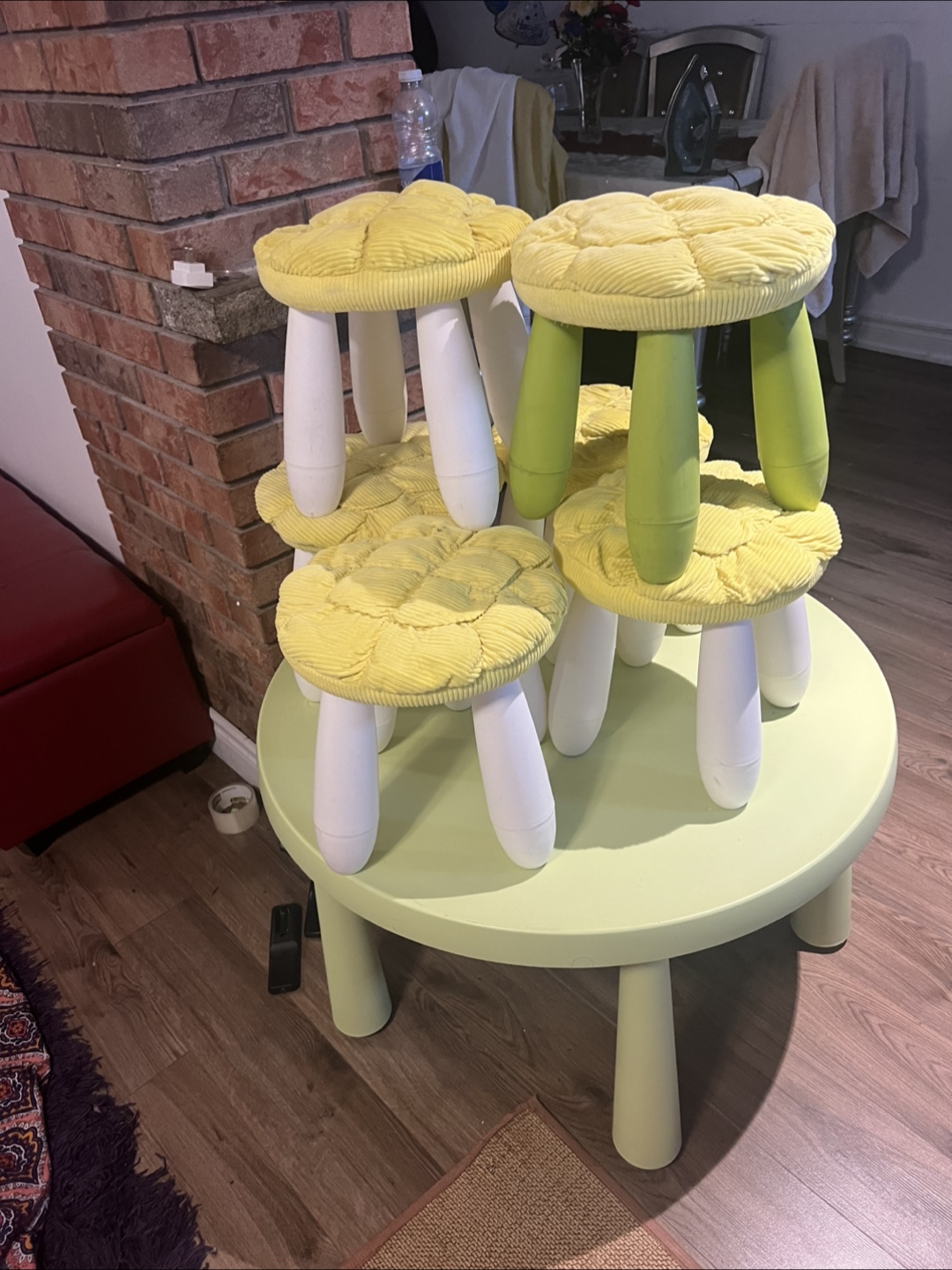 IKEA Mammut Table & Stools - photo 5