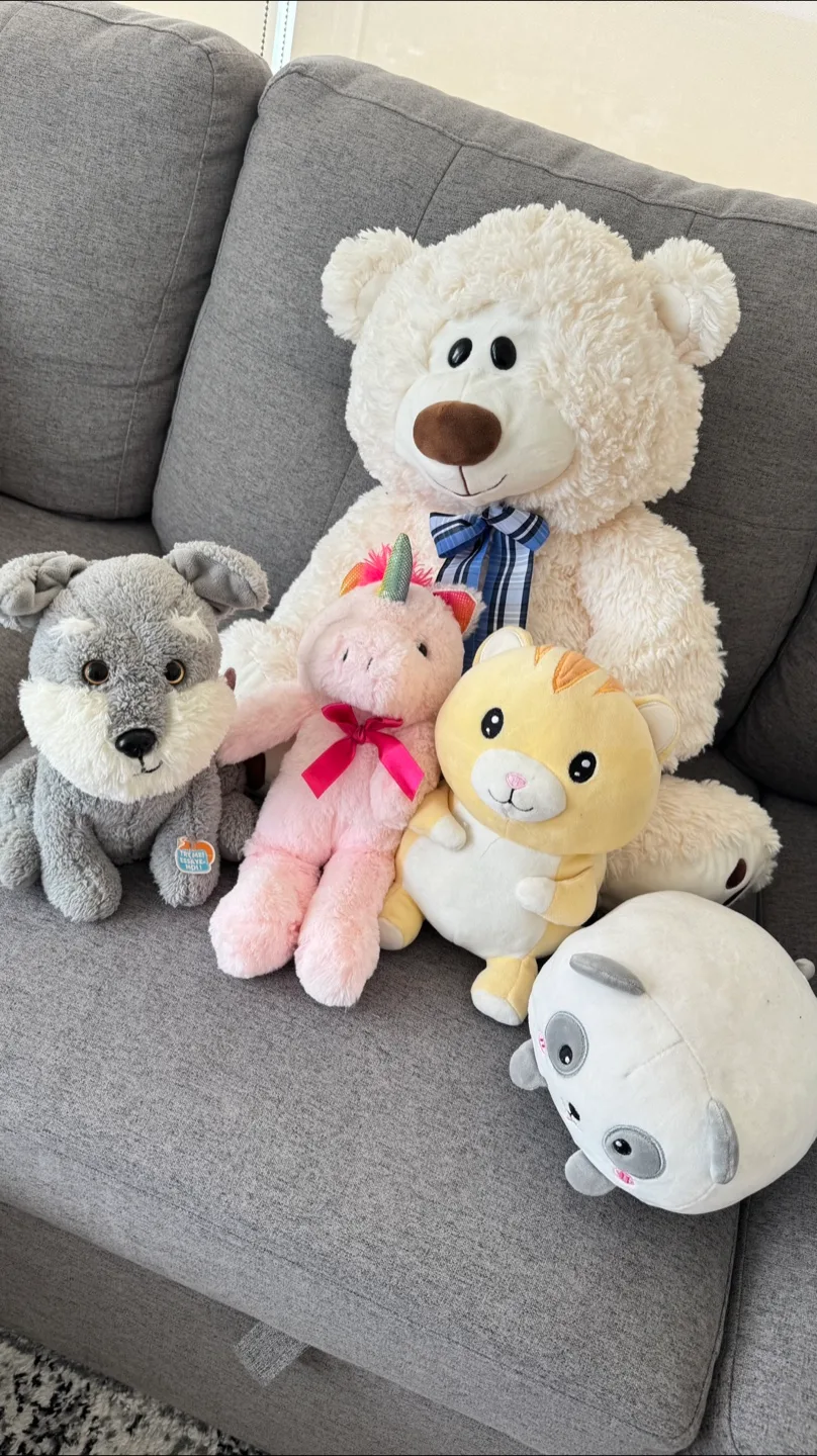 Assorted Plush Stuffed Animals