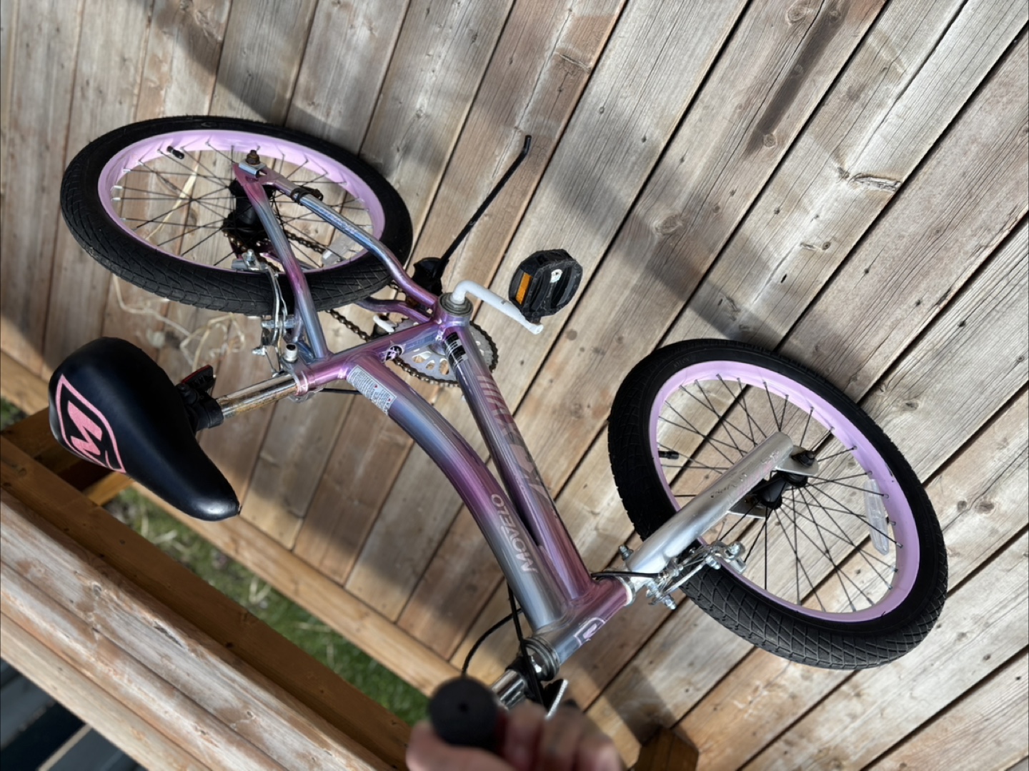 Moyvelo Kids Bike - Silver/Pink - photo 3