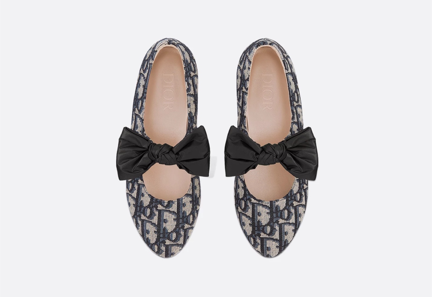 Christian Dior Navy Blue Ballet Flats - Size 11