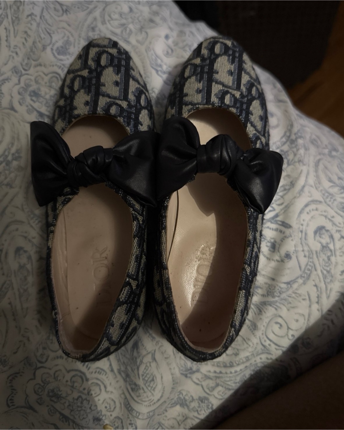 Christian Dior Navy Blue Ballet Flats - Size 11 - photo 5