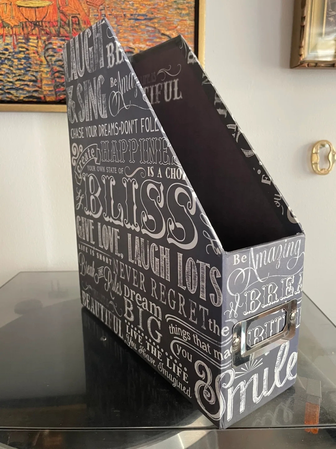 Decorative Magazine Holder thumbnail