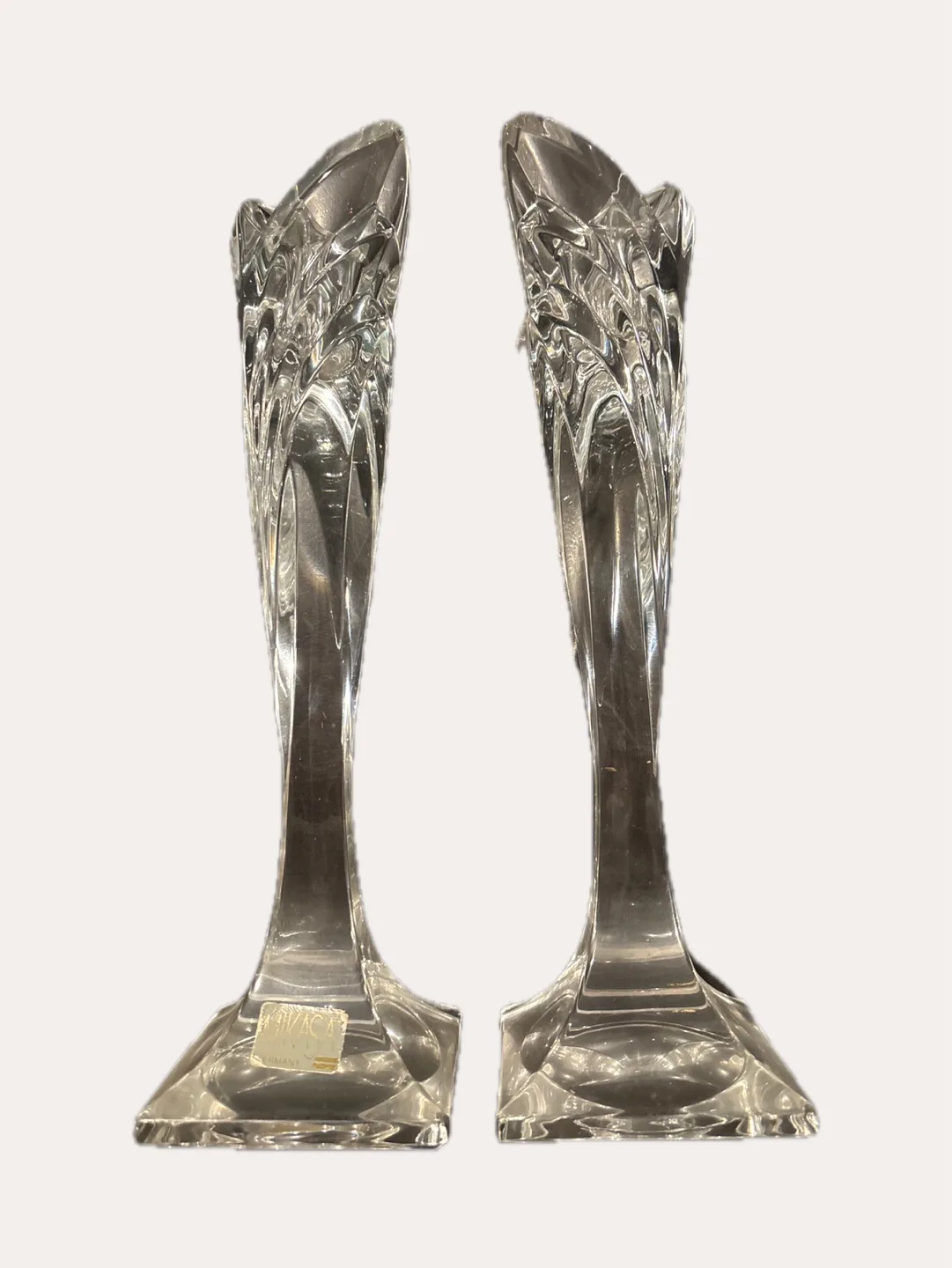 Mikasa Crystal Candle Holders- Set of 2 thumbnail