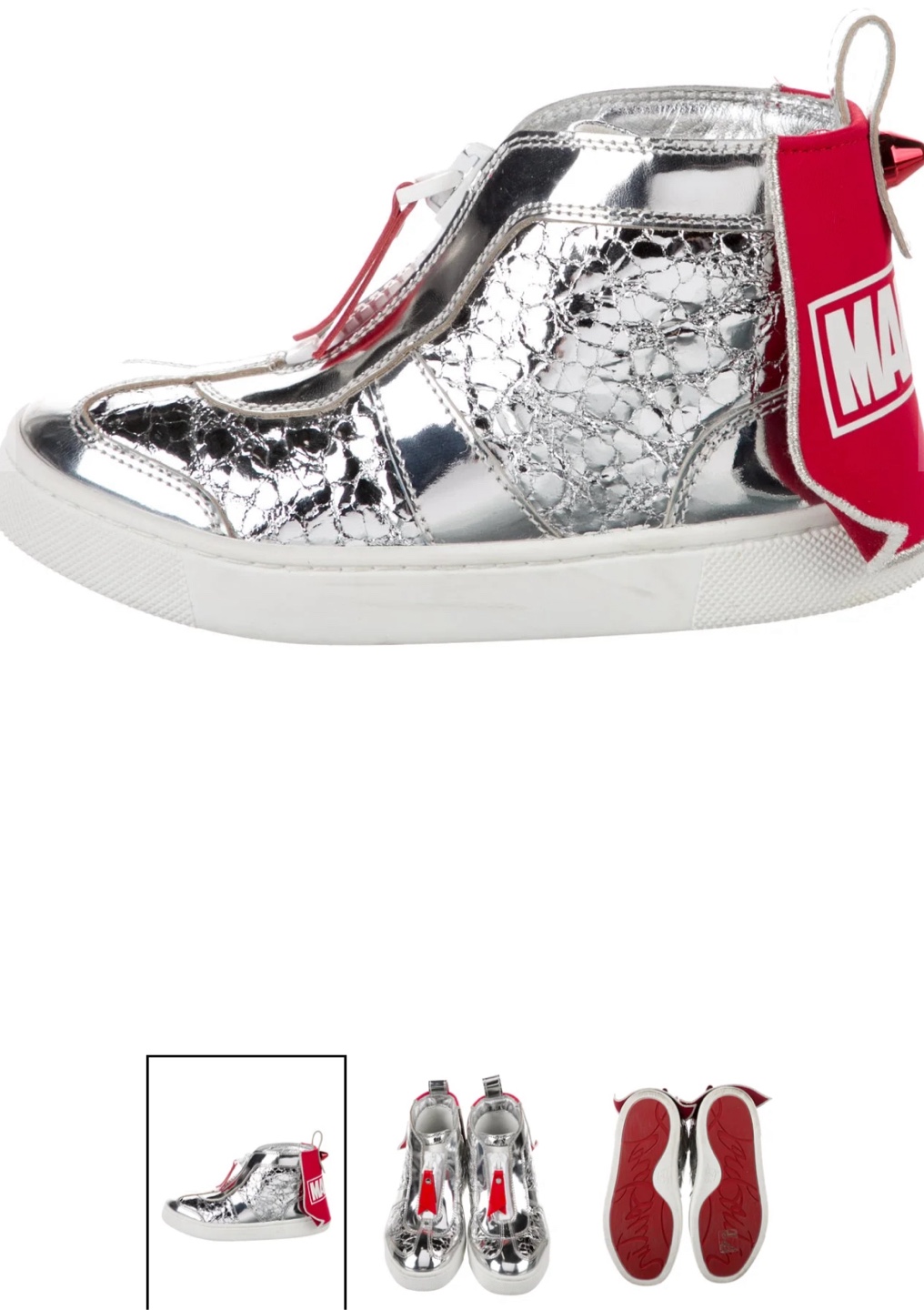 Christian Louboutin x MARVEL kids size 30