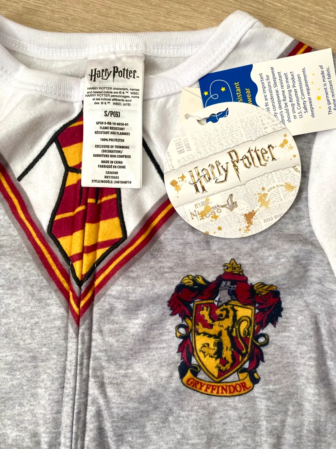 New Harry Potter Gryffindor Onesie thumbnail