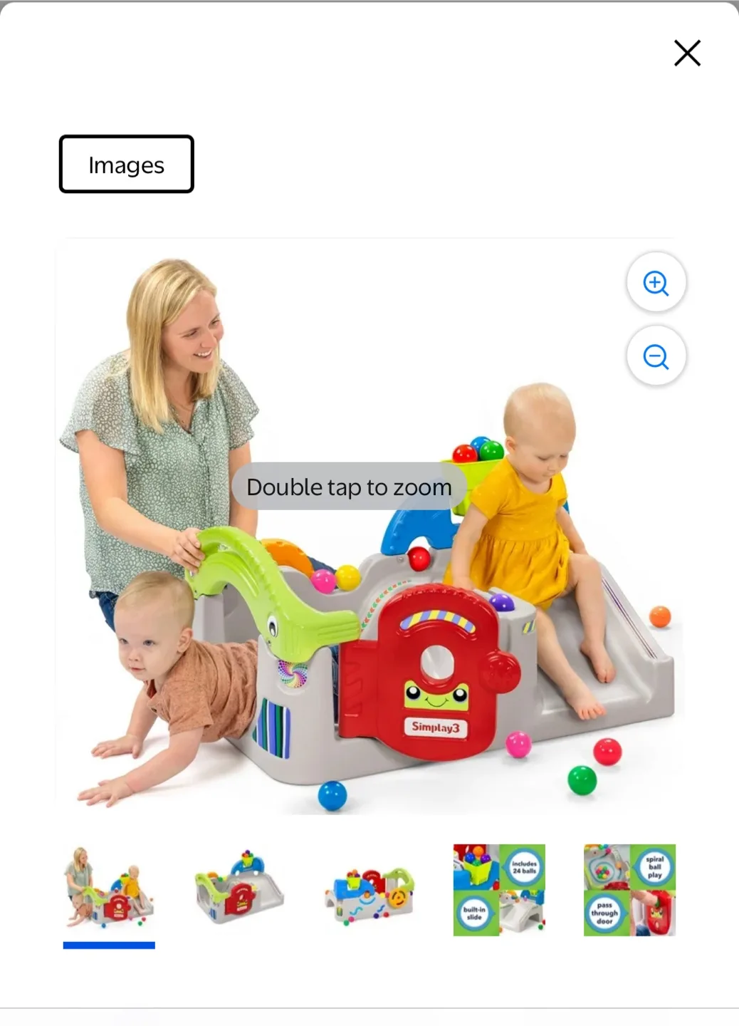 Simplay3 Toddler Slide and Climber/ Slide and Swing Set thumbnail