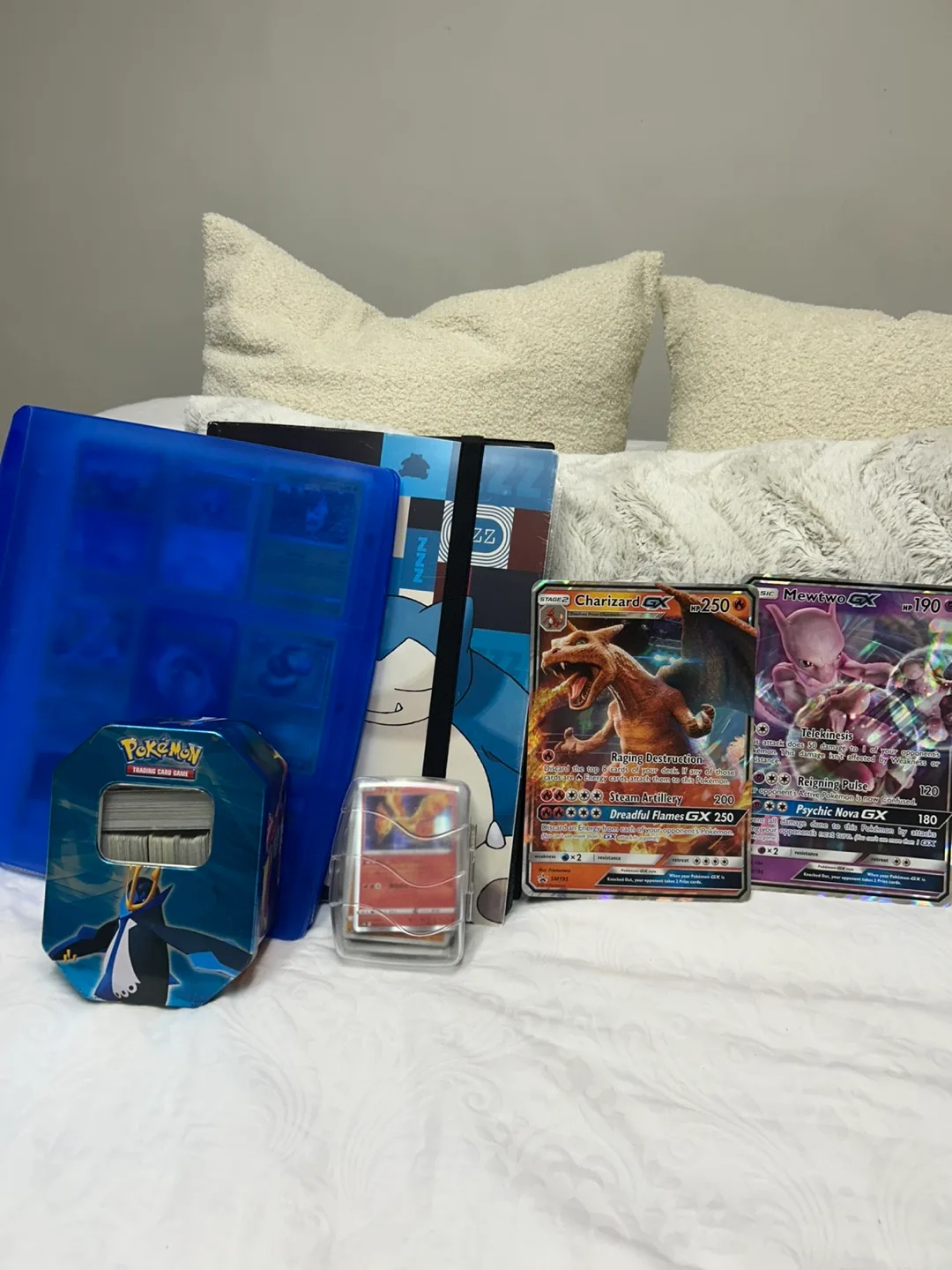Pokémon Cards - Charizard GX & Mewtwo GX thumbnail