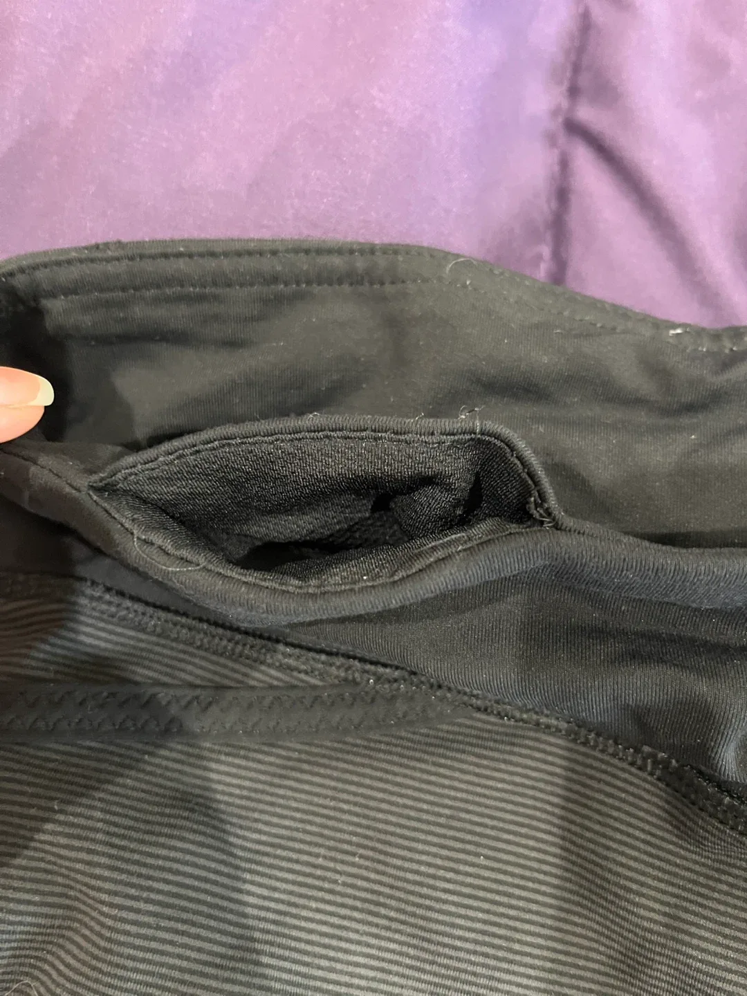 Lululemon Black Cropped Leggings image indicator(4)