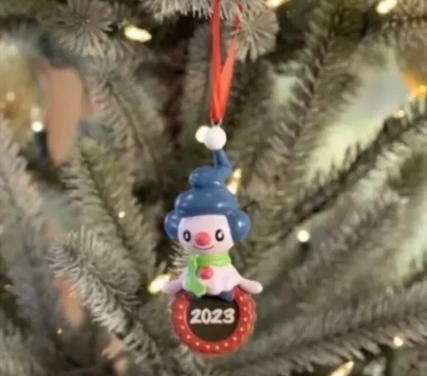 Pokemon Mime Jr Holiday 2023 Christmas Tree Ornament image indicator(3)