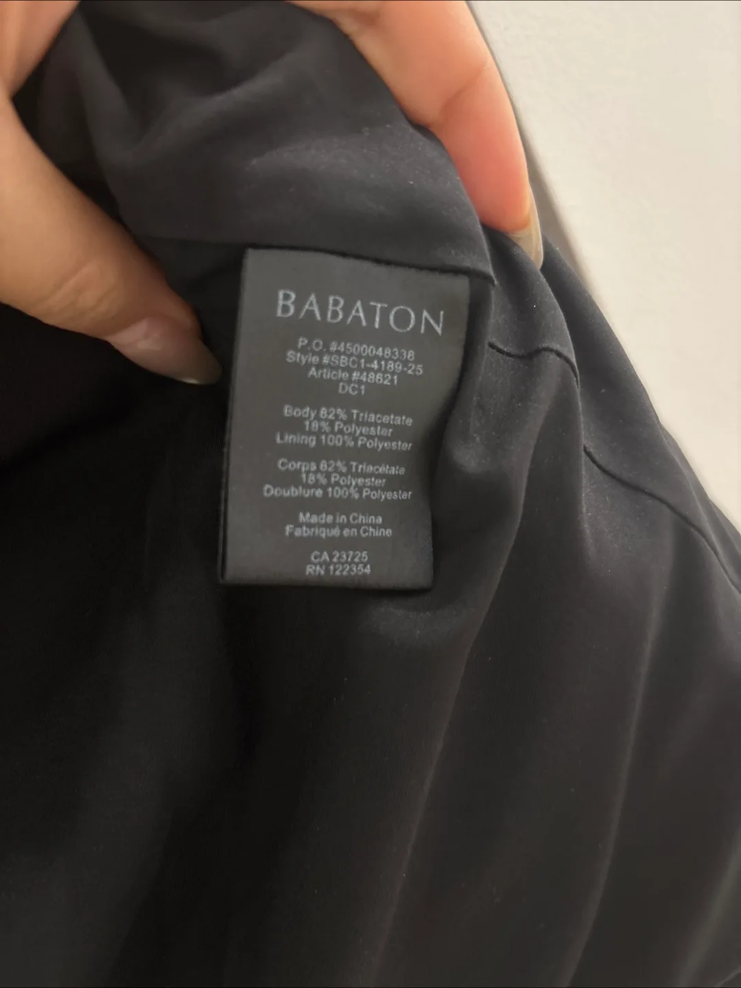 Babaton Black Blazer - Size 0 image indicator(2)