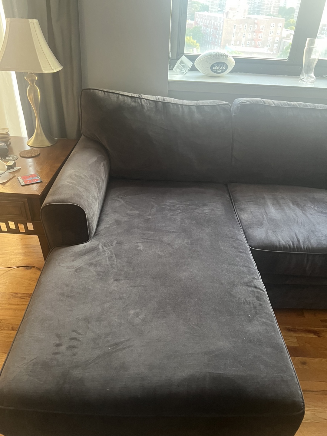 Gray Sectional Sofa - photo 3