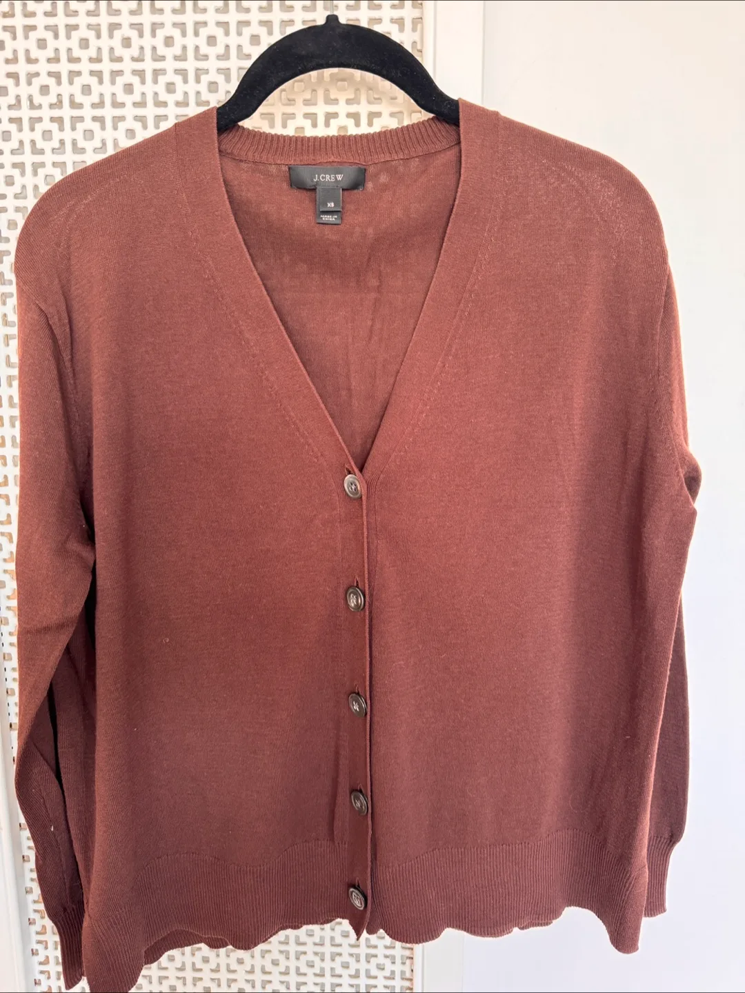 J. Crew Cardigan - Size XS - Brown thumbnail