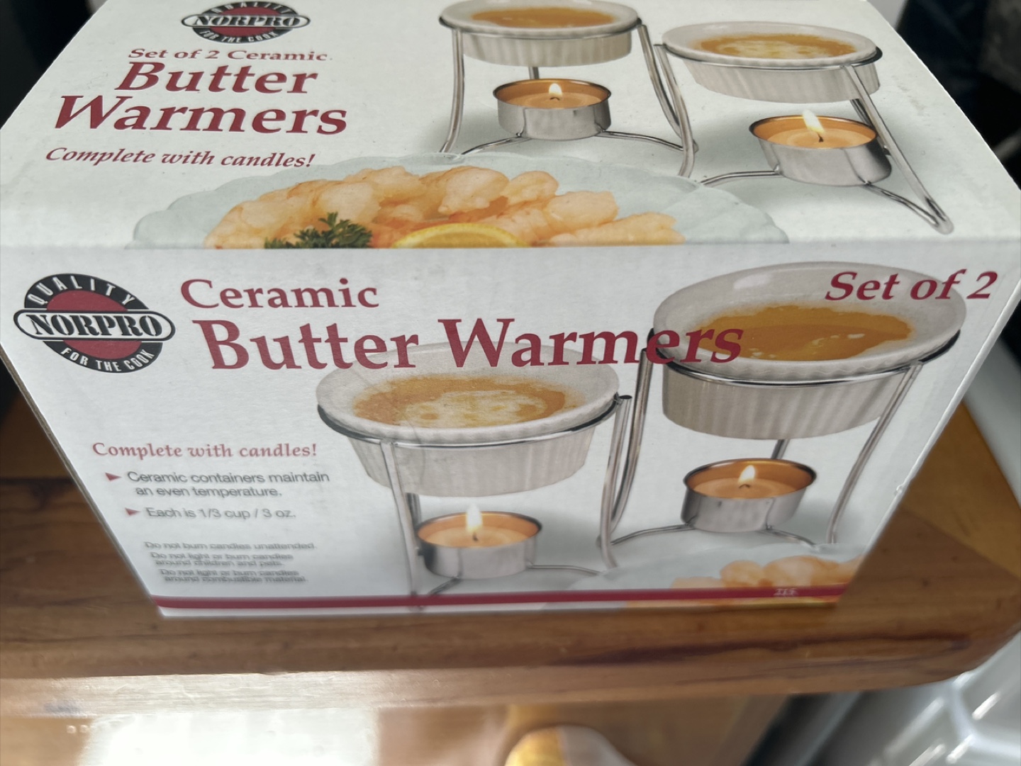 Norpro Ceramic Butter Warmers - Set of 2