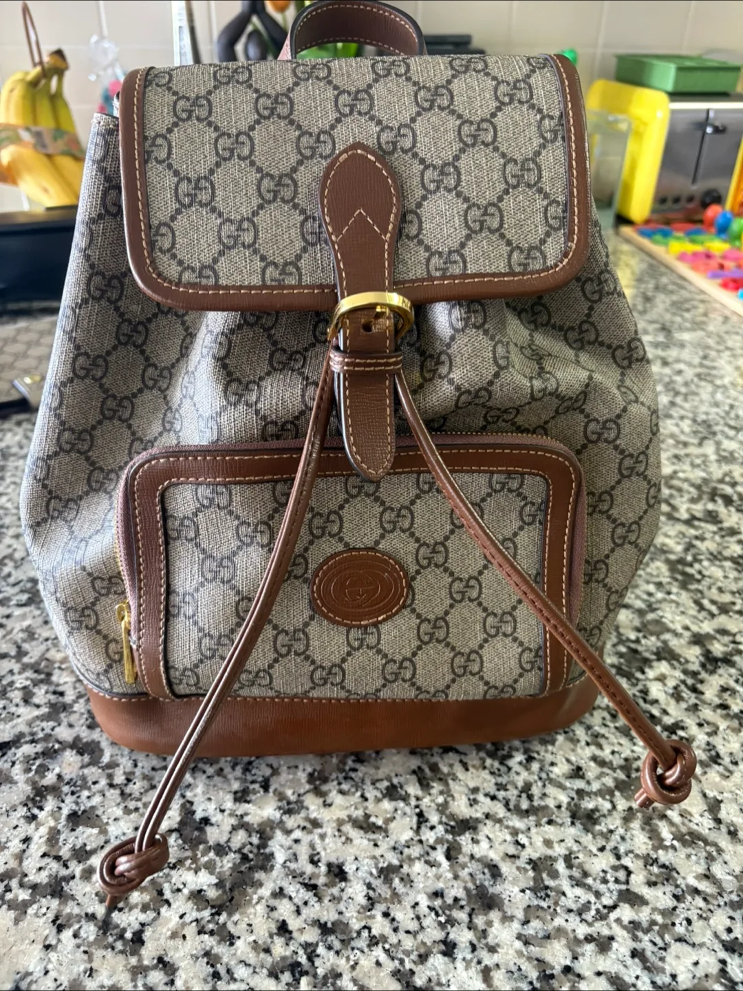 Gucci Monogram Backpack thumbnail