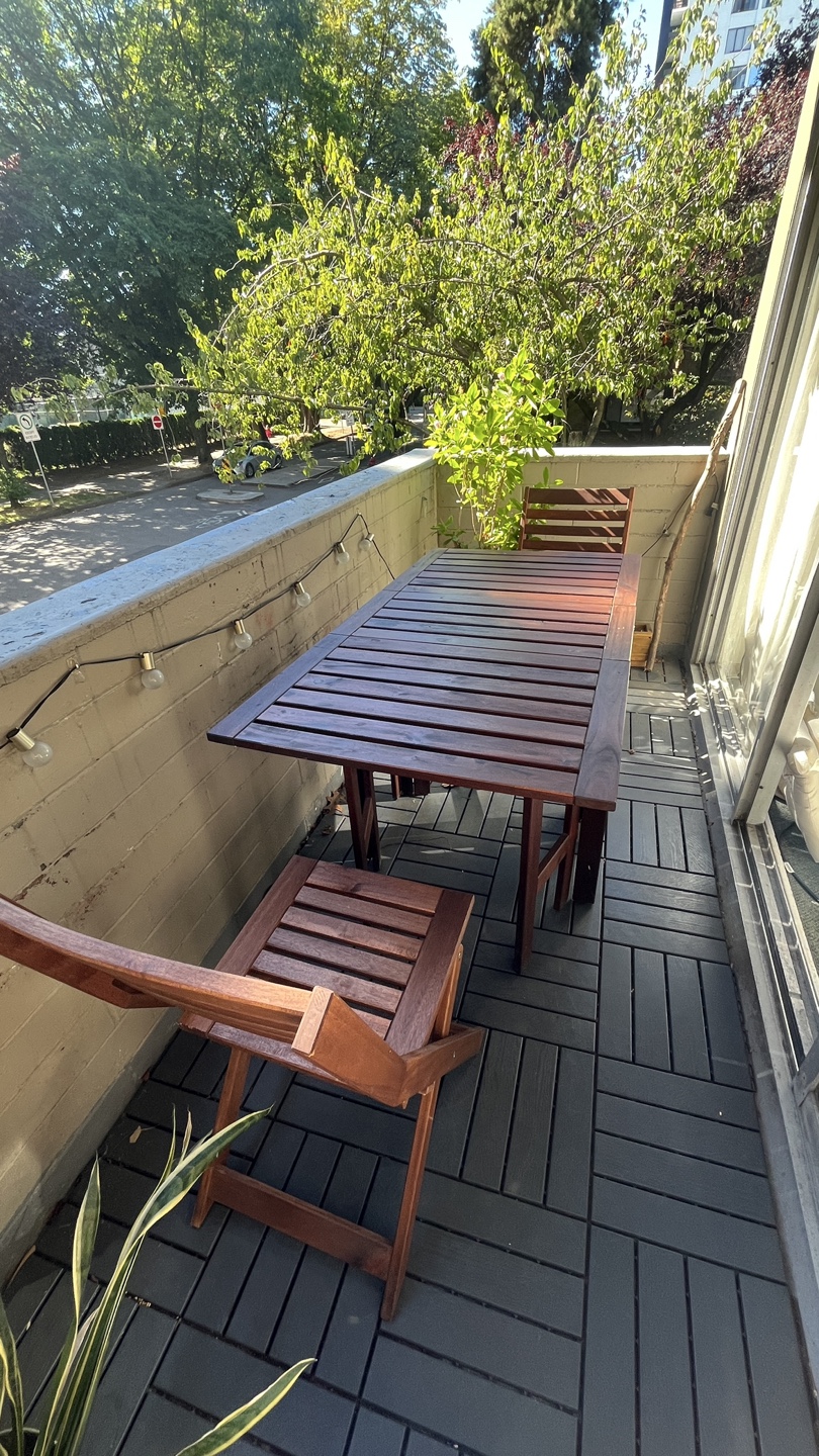 IKEA APLARO Wood Table & Chair Set - photo 5