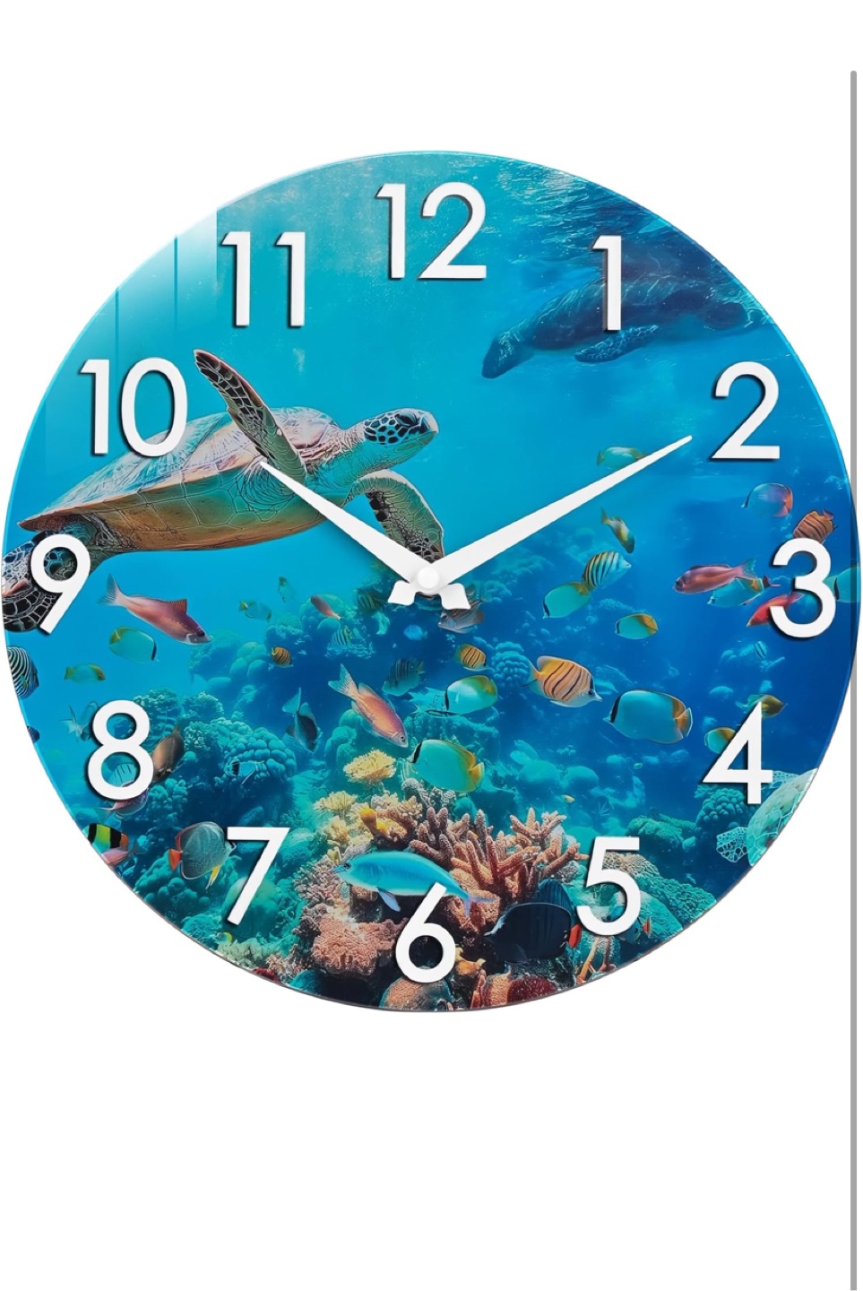 New Aqua 12" Outdoor Waterproof Clock - photo 3