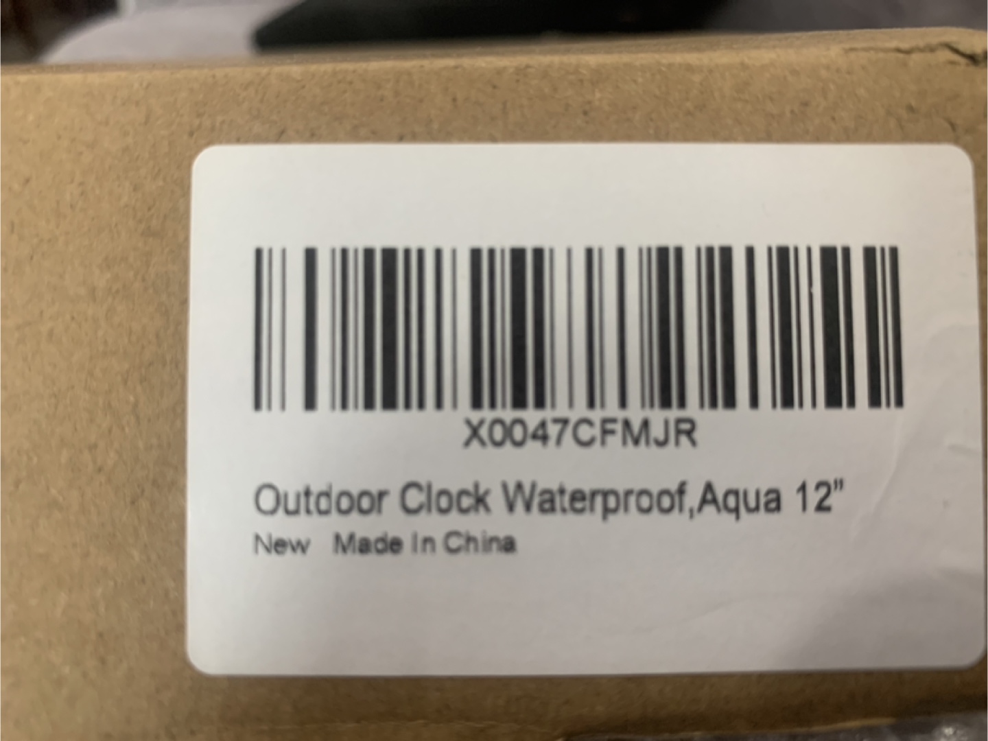 New Aqua 12" Outdoor Waterproof Clock - photo 5