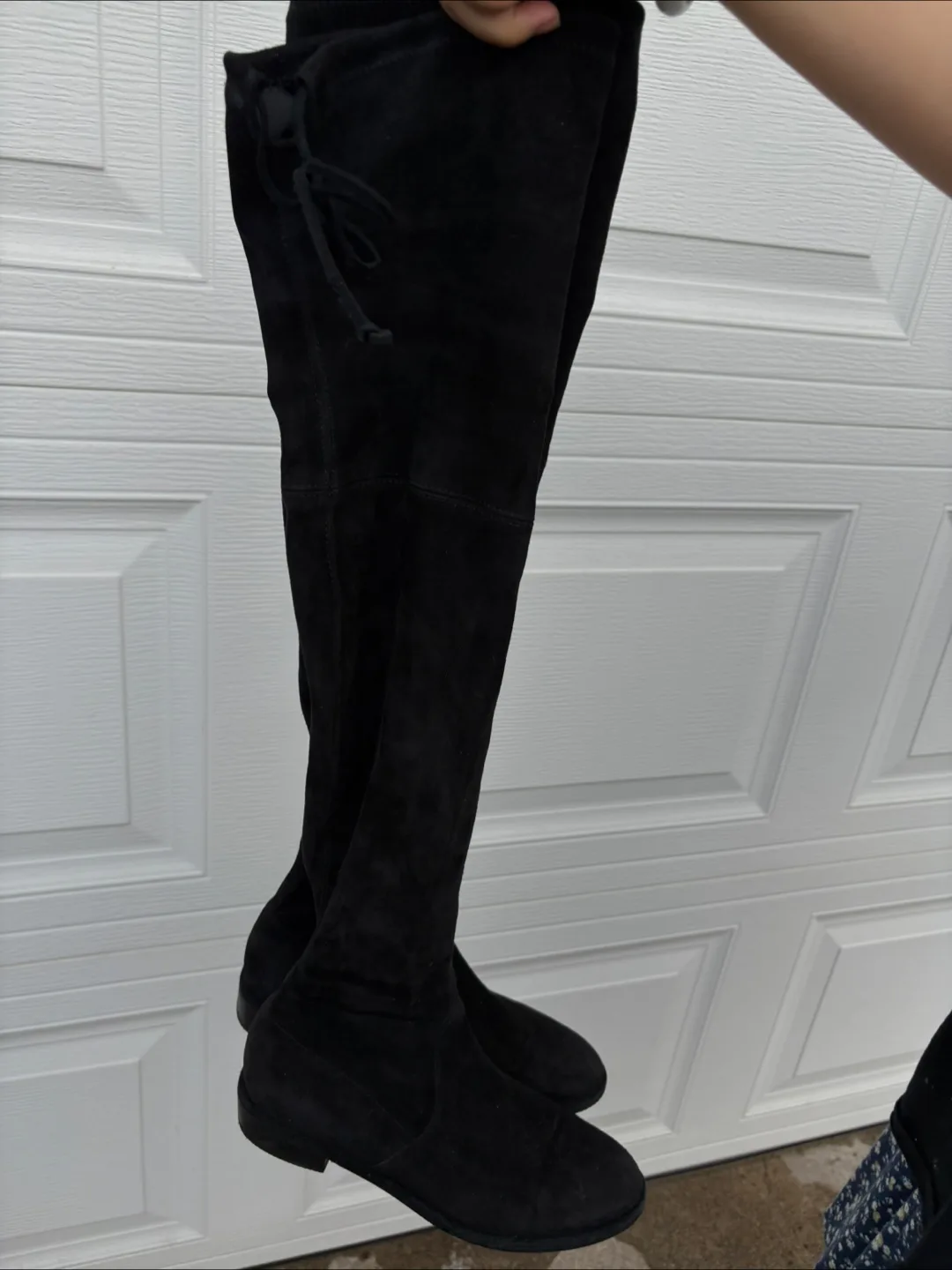 Stuart Weitzman Black Over-the-Knee Boots - Size 6 image indicator(2)