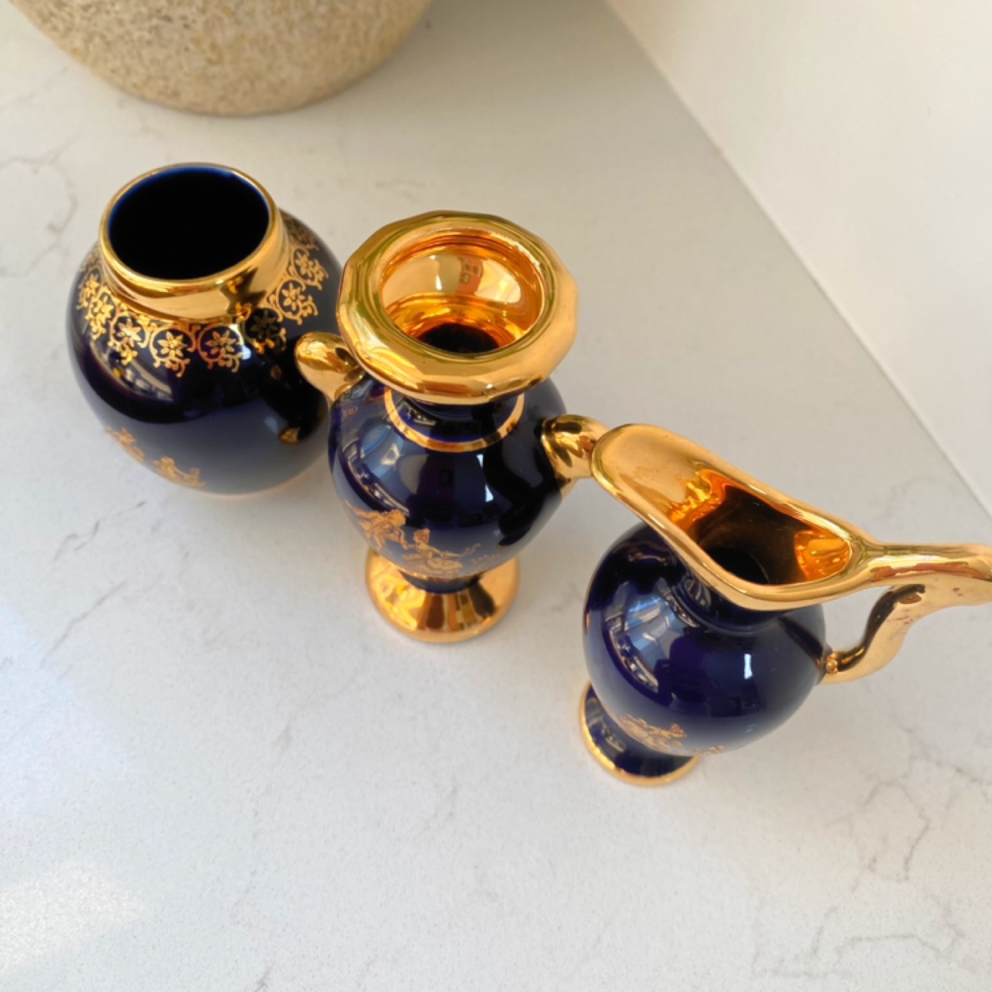 Vintage Limoges France Vase Set - Made in France 🇫🇷 - photo 3
