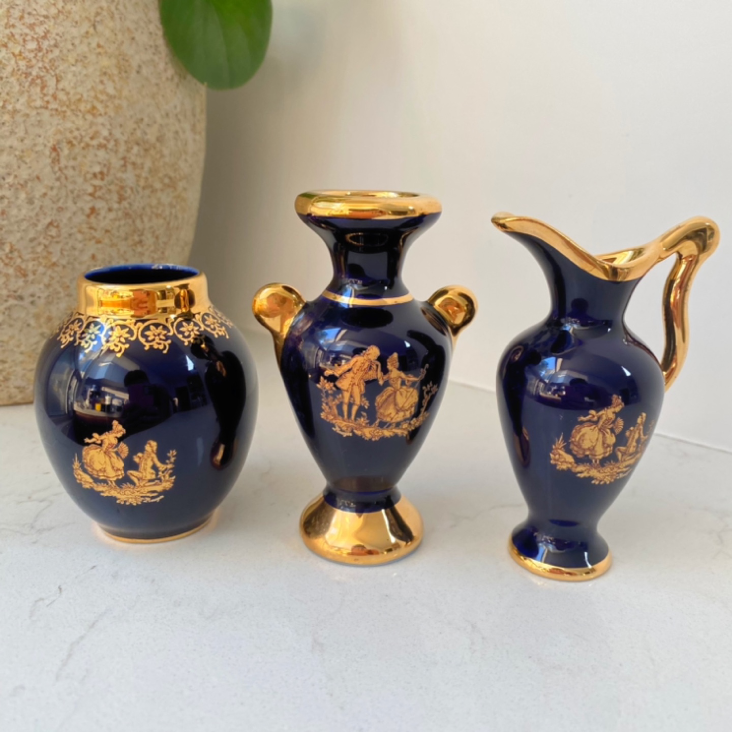 Vintage Limoges France Vase Set - Made in France 🇫🇷 - photo 2