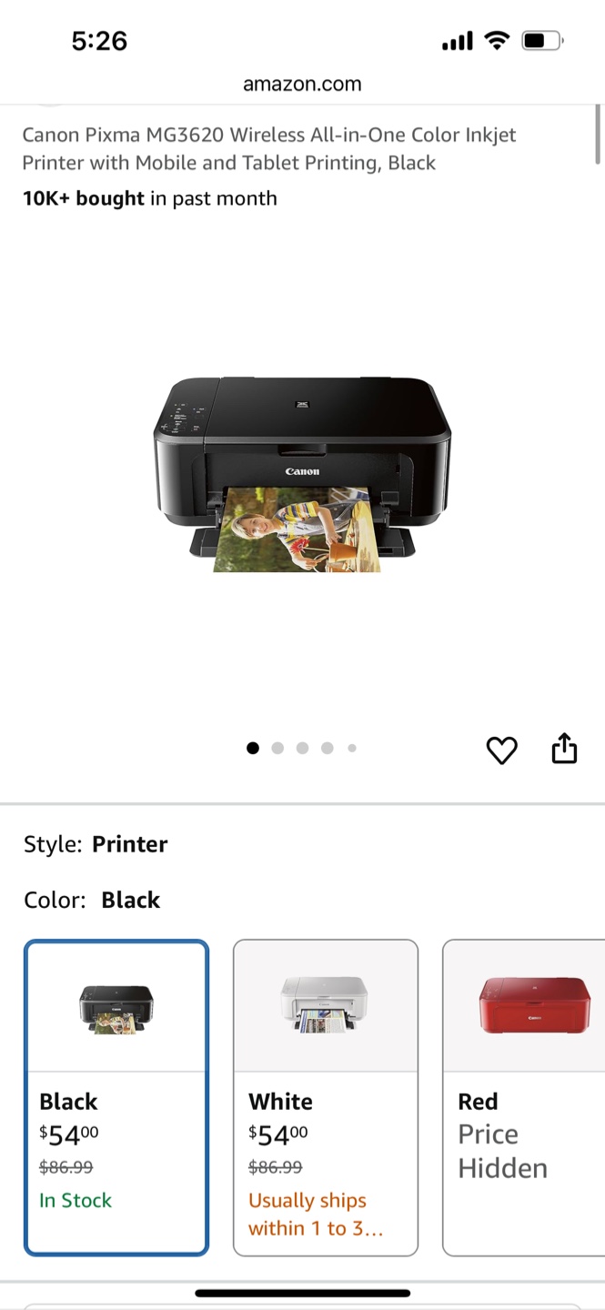 Canon printer / scanner / copier (incl ink!) - photo 2
