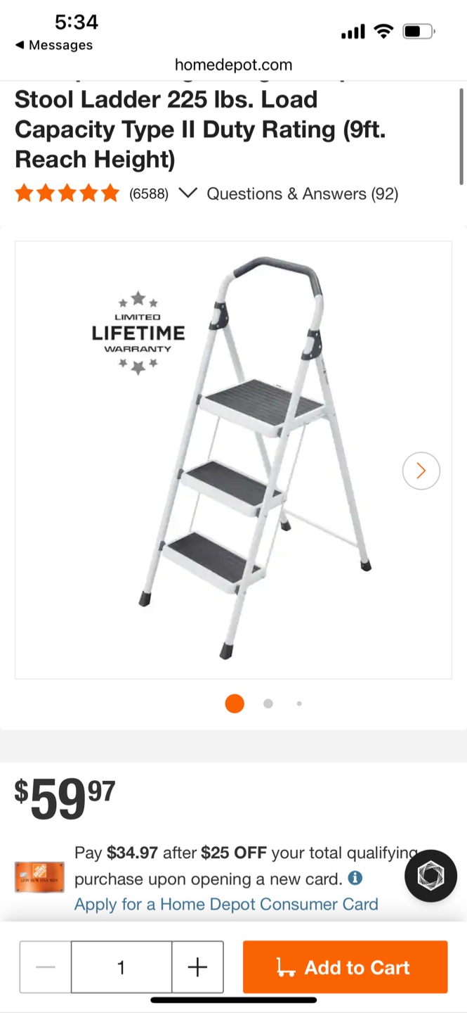 3-step ladder - photo 3