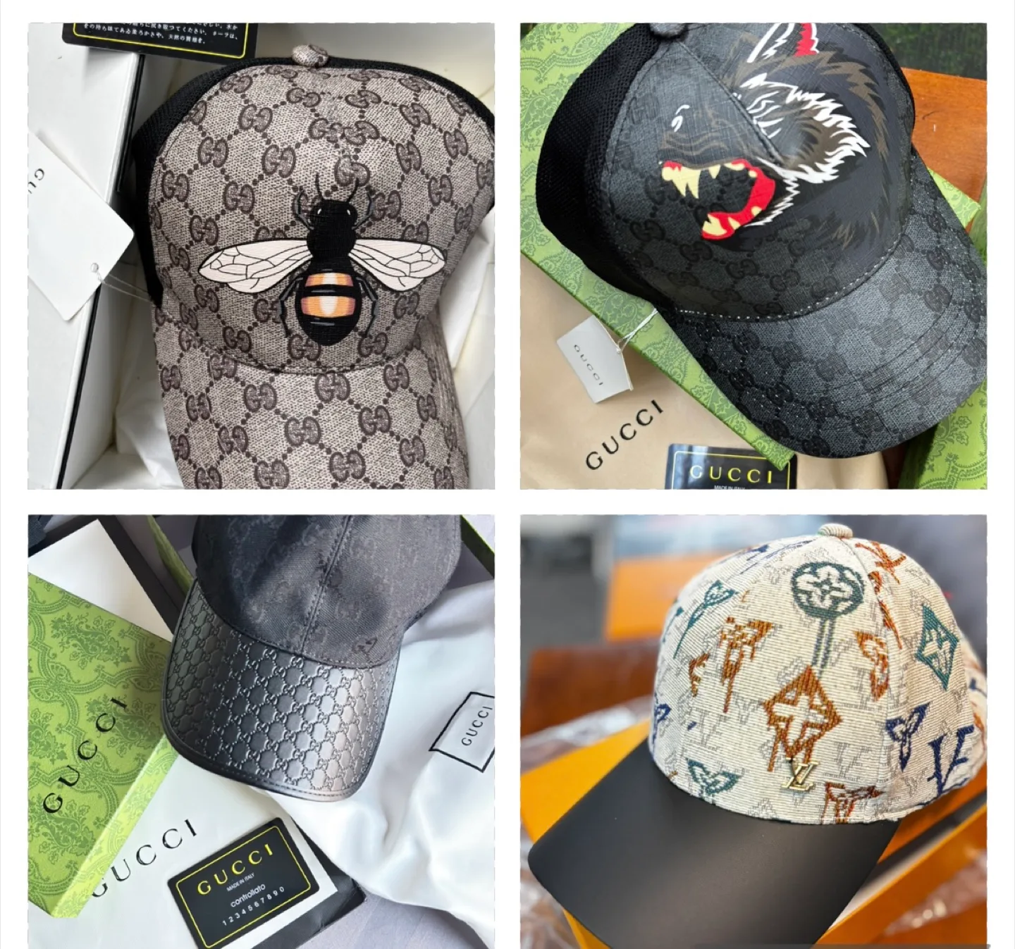 Cap Hat deluxe designer adjustable baseball canvas leather hat thumbnail