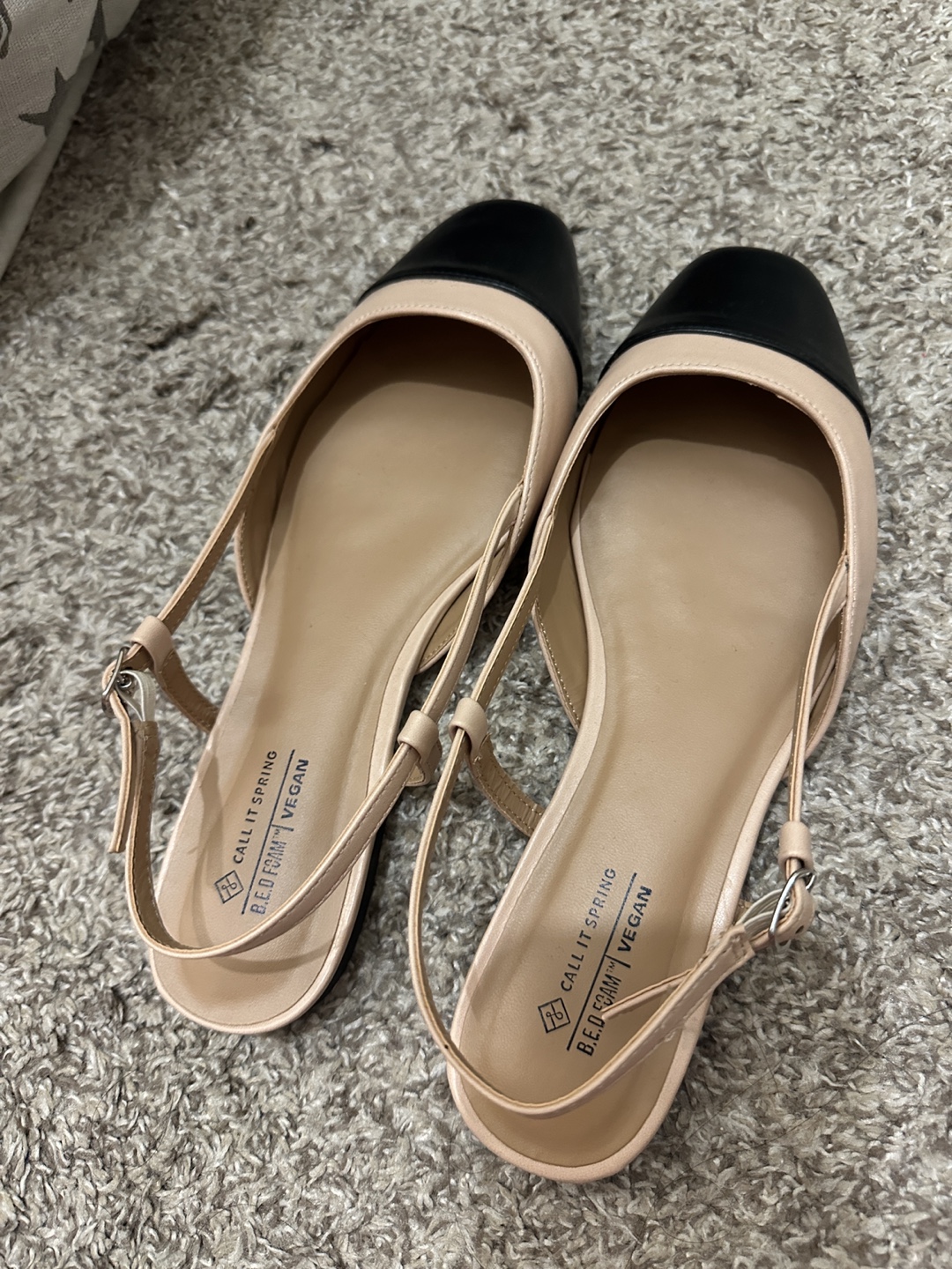 Call It Spring Vegan Slingback Flats - Size 8 - photo 2
