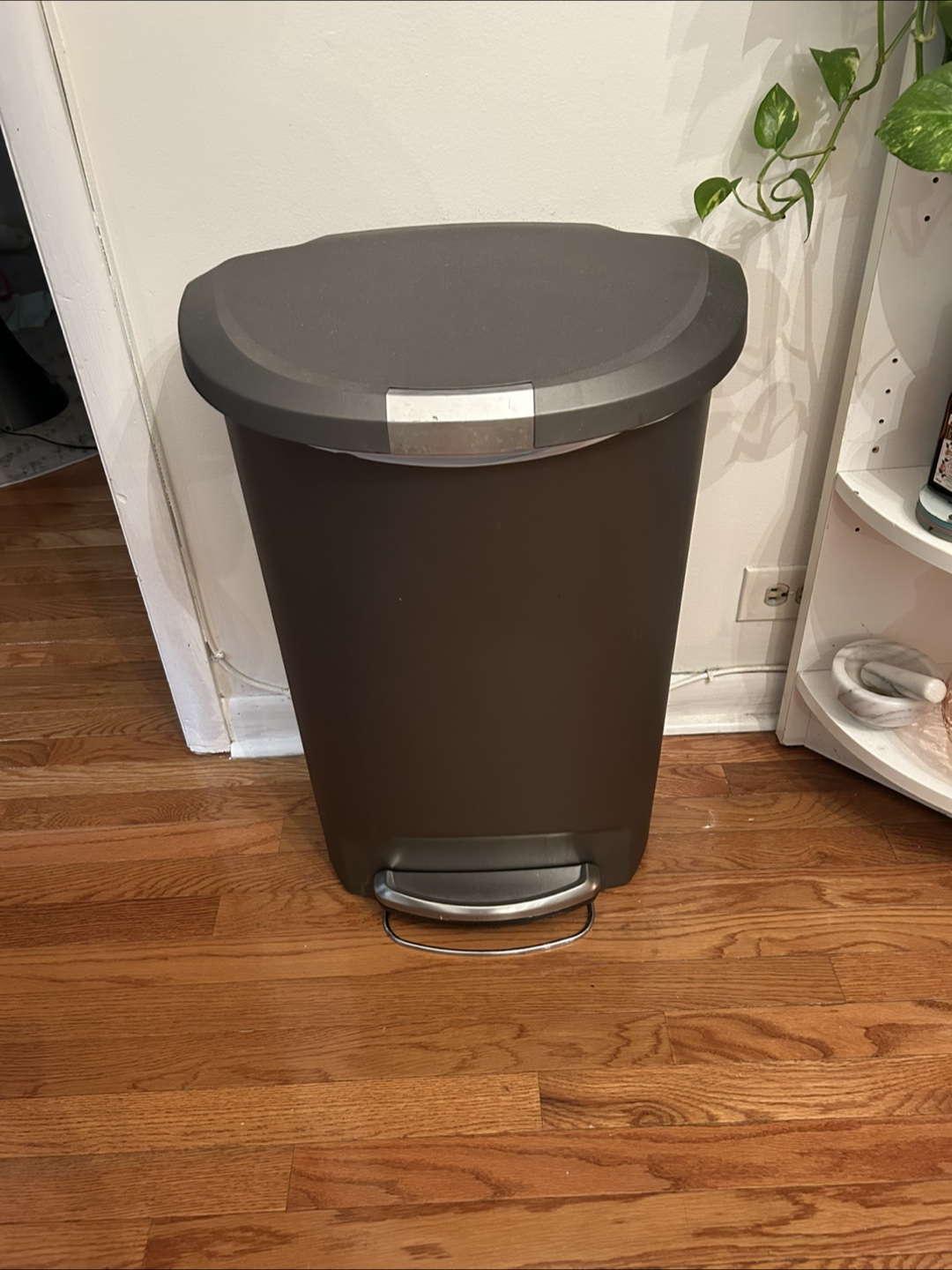 Large kitchen trash can