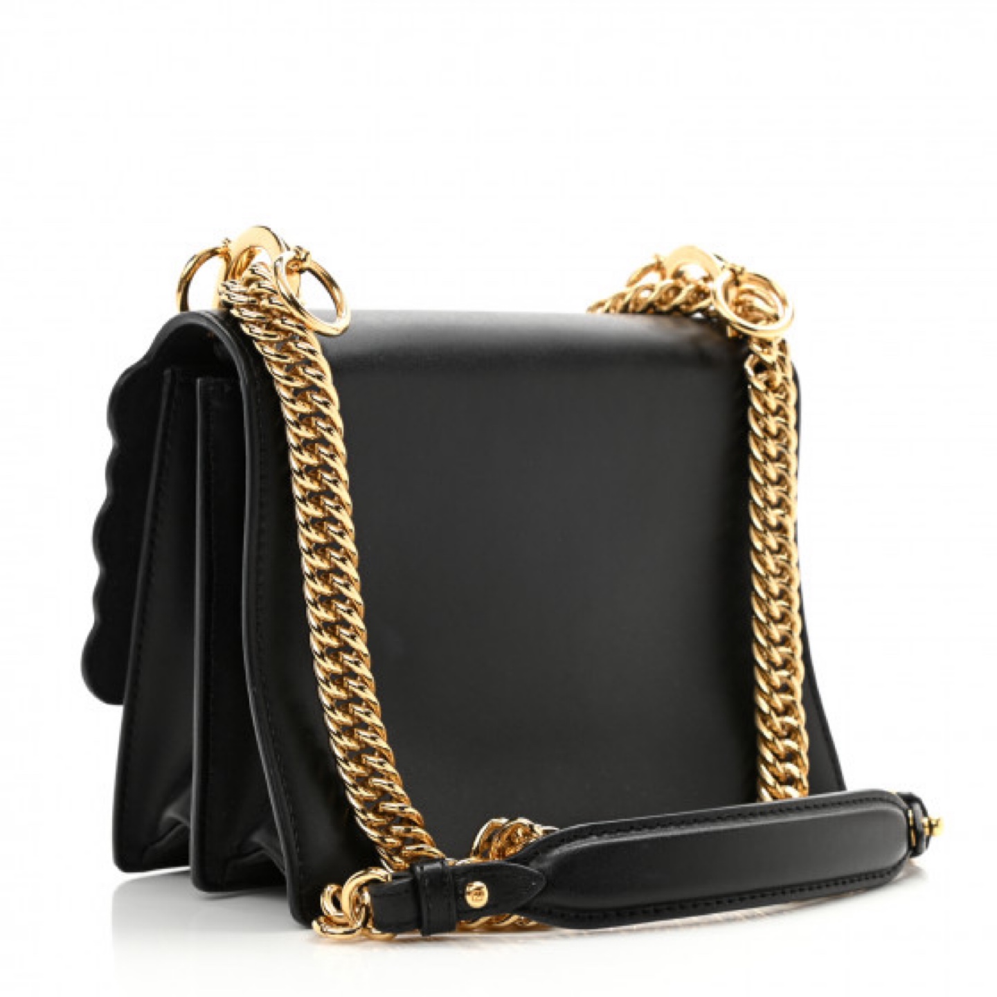 Fendi Kan I Studded Leather Shoulder Bag - photo 2