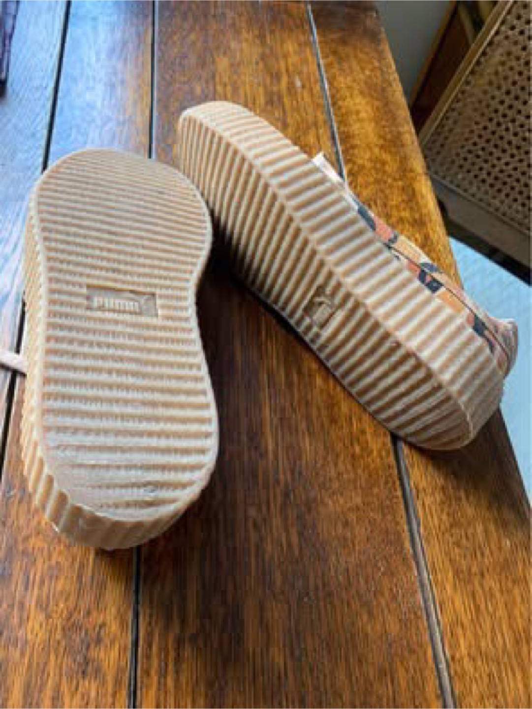 Puma Creeper Runners by Rihanna in Orange Camo W8 - photo 4