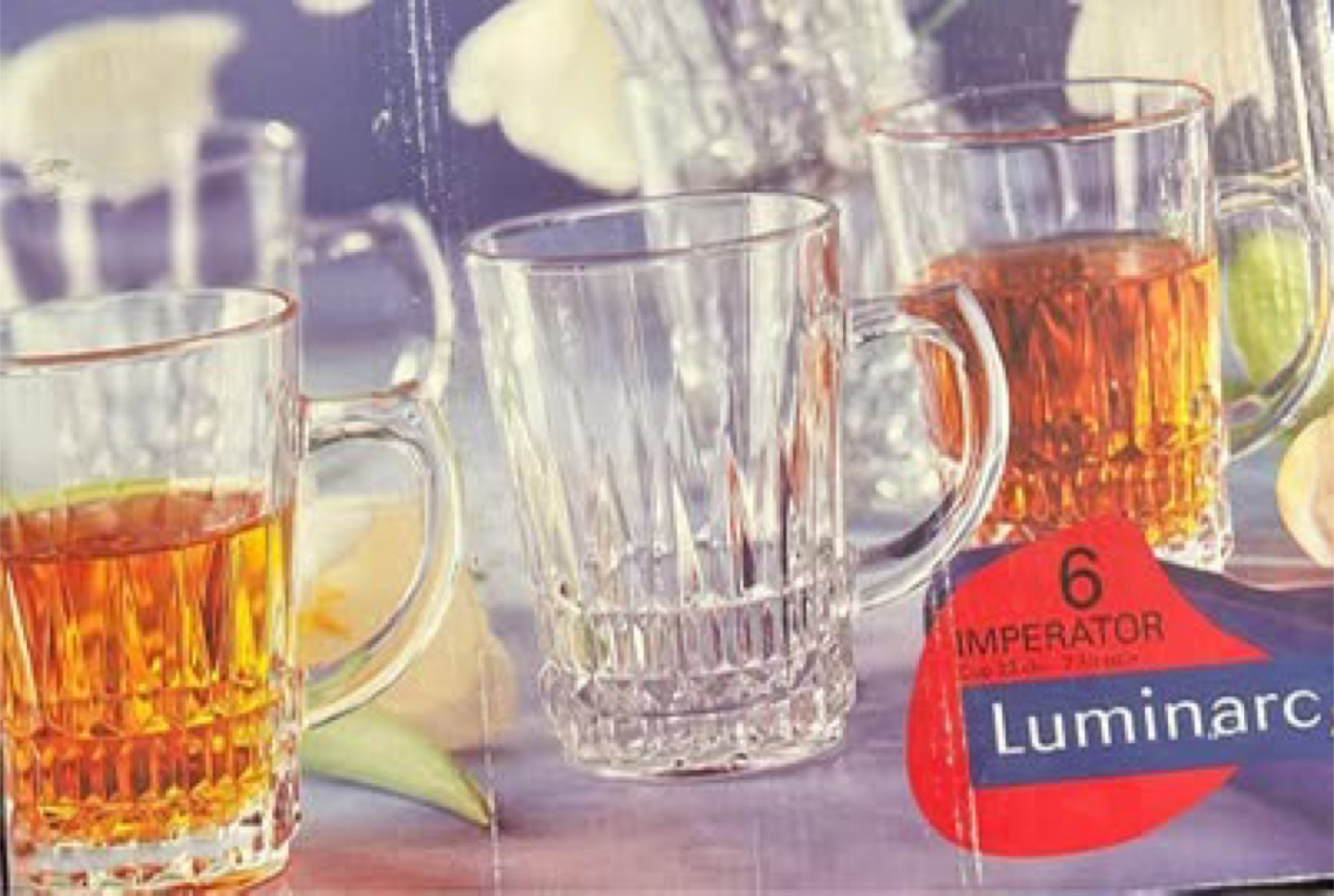 Luminarc Imperator 12 Piece Mug Set - New in Box! - photo 5