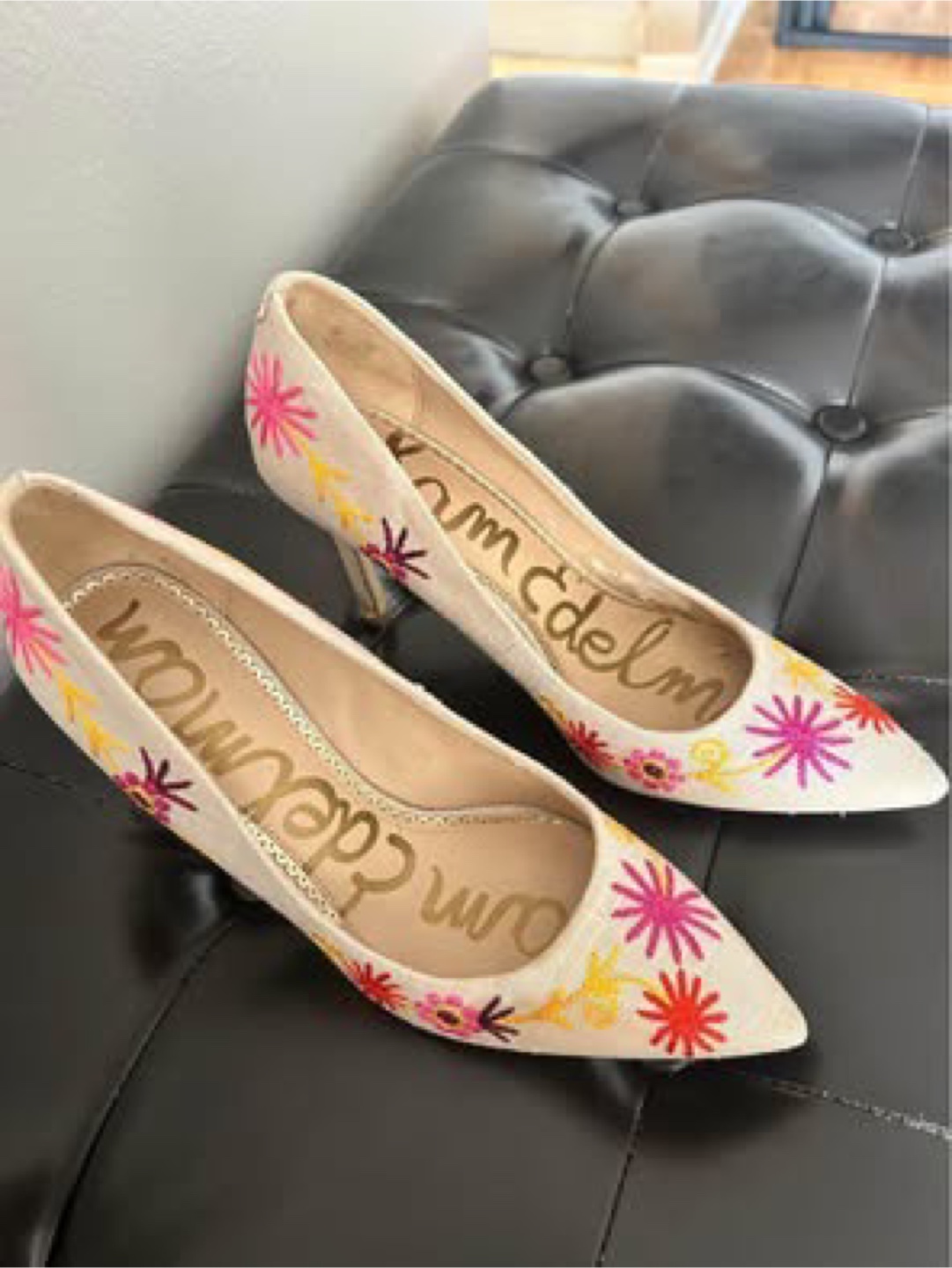 Sam Edelman Floral Heels
