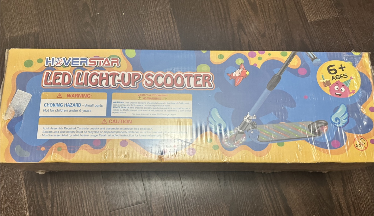 Hoverstar LED Light-Up Scooter, 6+ Ages