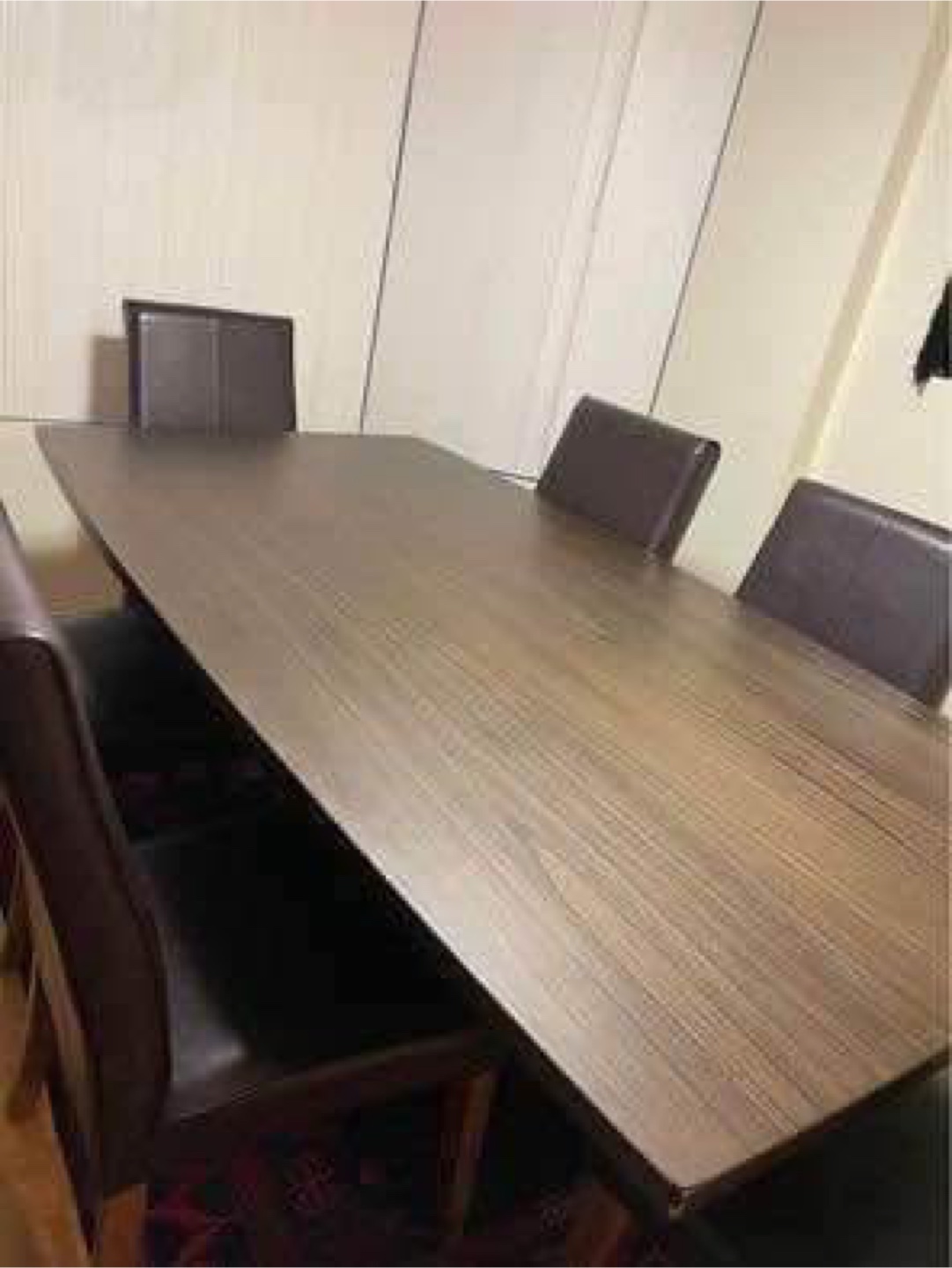 Dining Table with 6 Chairs - Brown