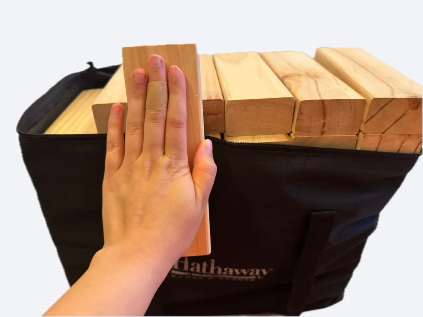 Hathaway Giant Wooden Blocks Stacking Game thumbnail