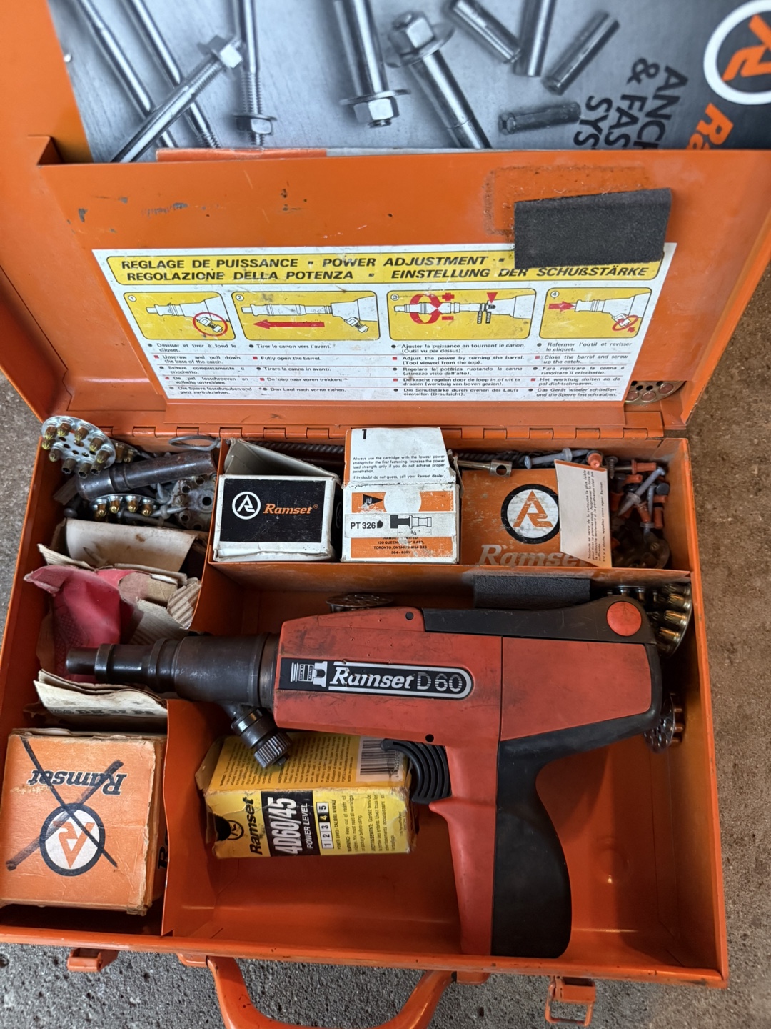 Ramset D60 Powder Actuated Tool