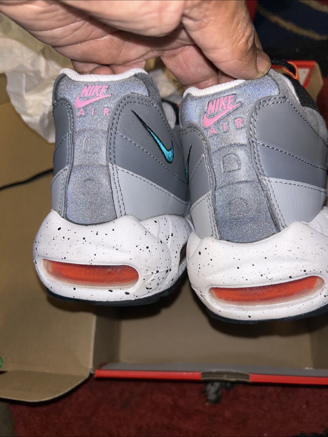 Nike Air Max 95 Gray/Orange - photo 4