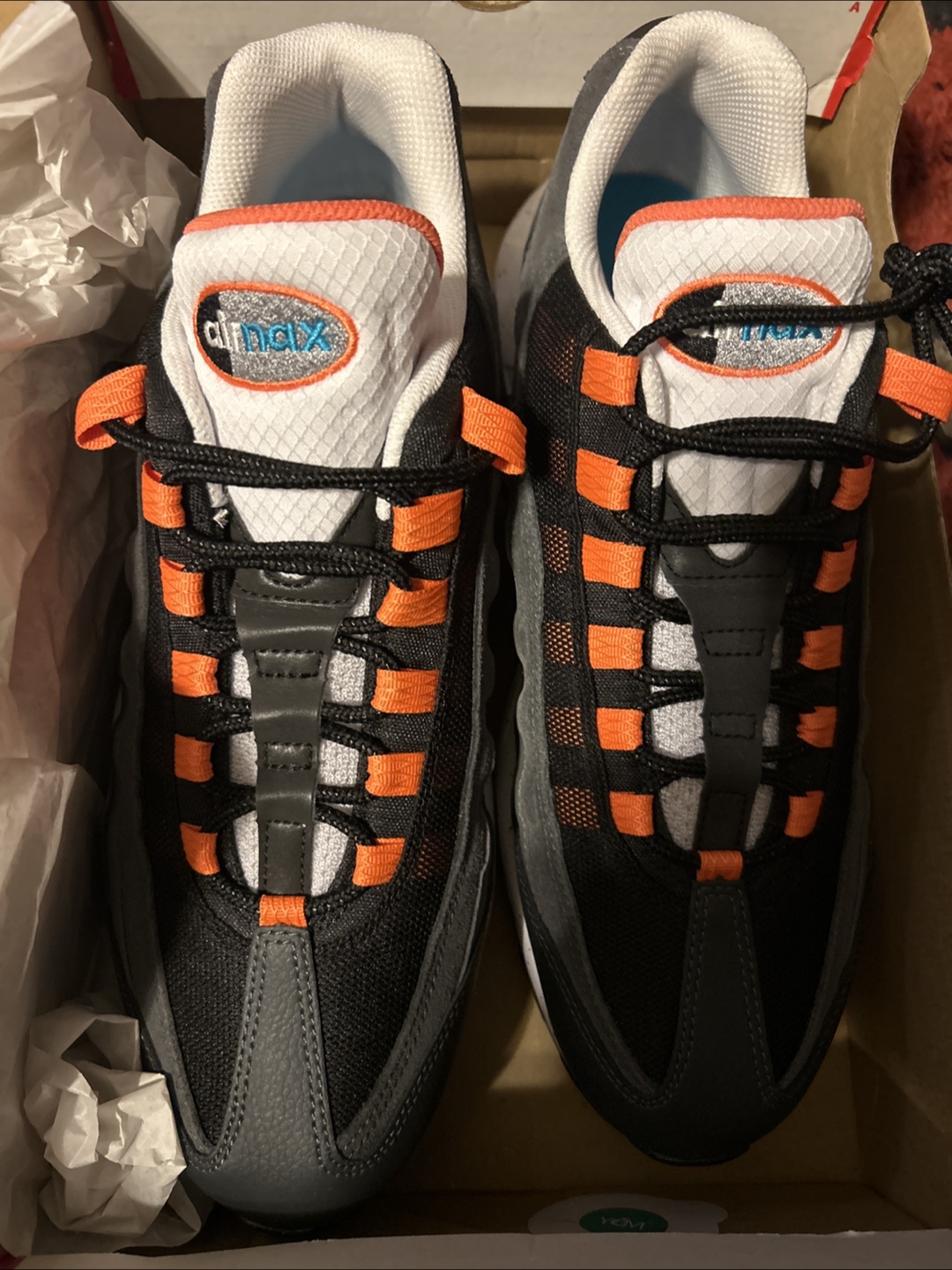 Nike Air Max 95 Gray/Orange - photo 2