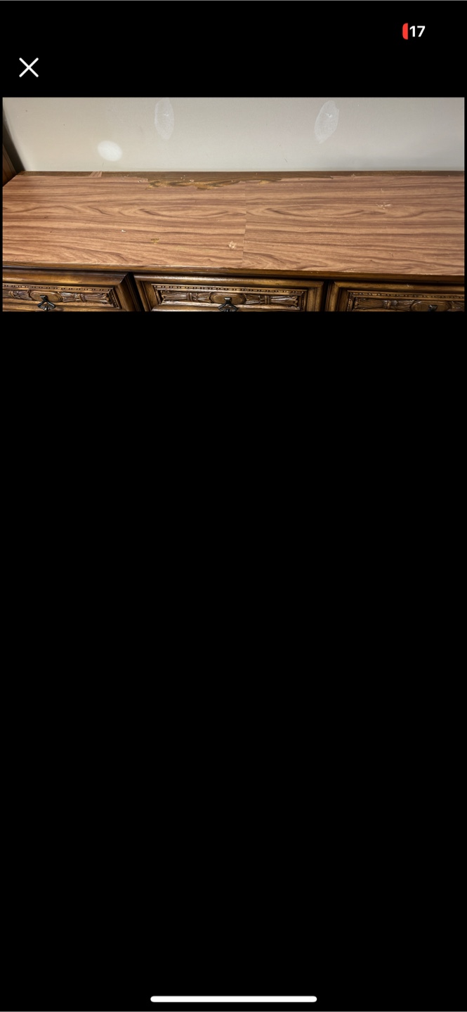 Vintage Wood Dresser - photo 2