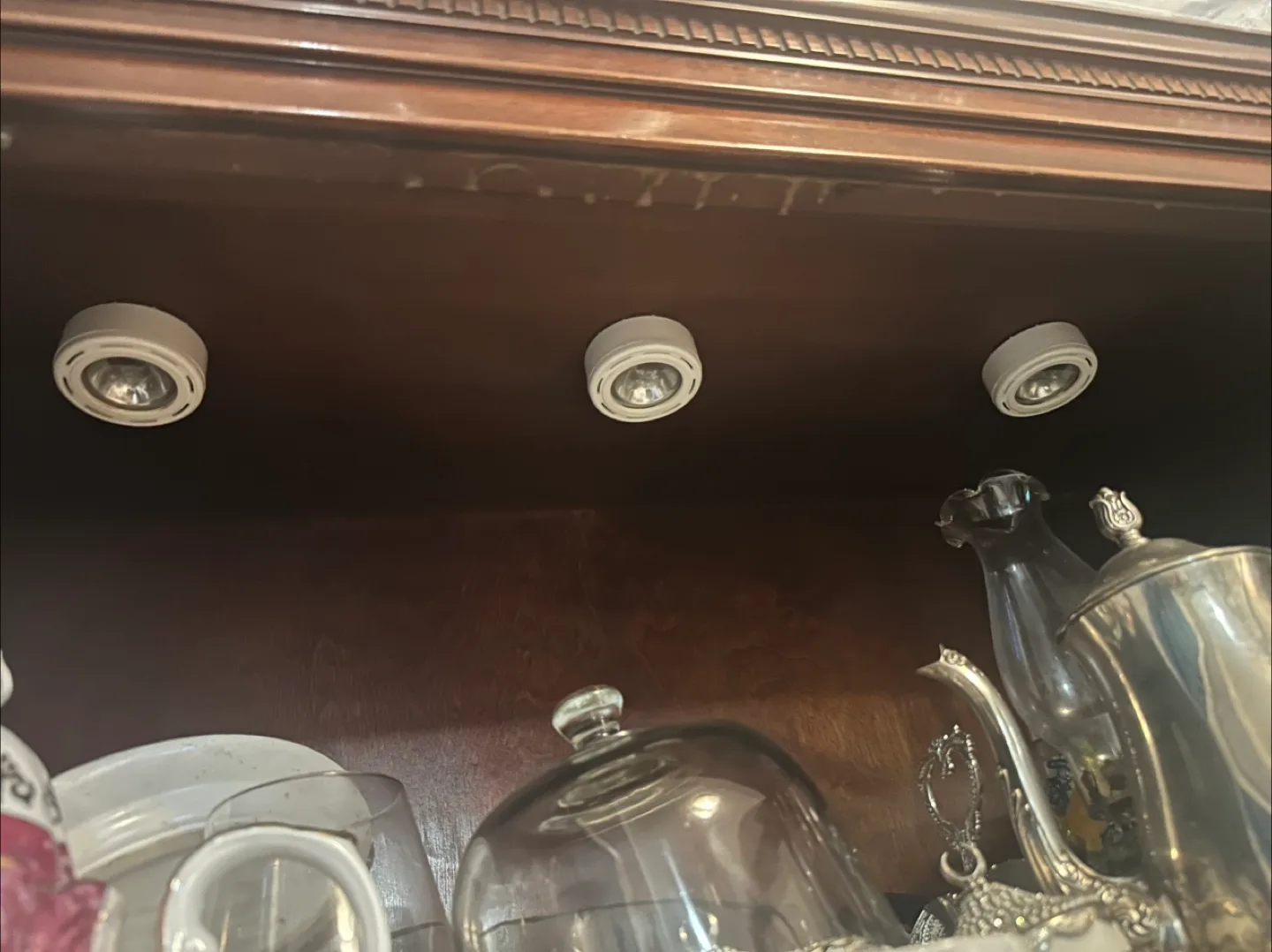 Antique Wooden China Cabinet image indicator(4)