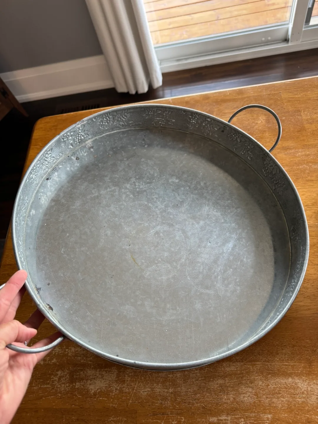 Galvanized Decor Tray image indicator(3)