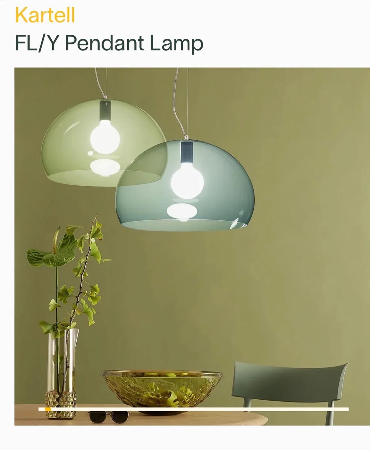 Clear Dome Pendant Light image indicator(2)