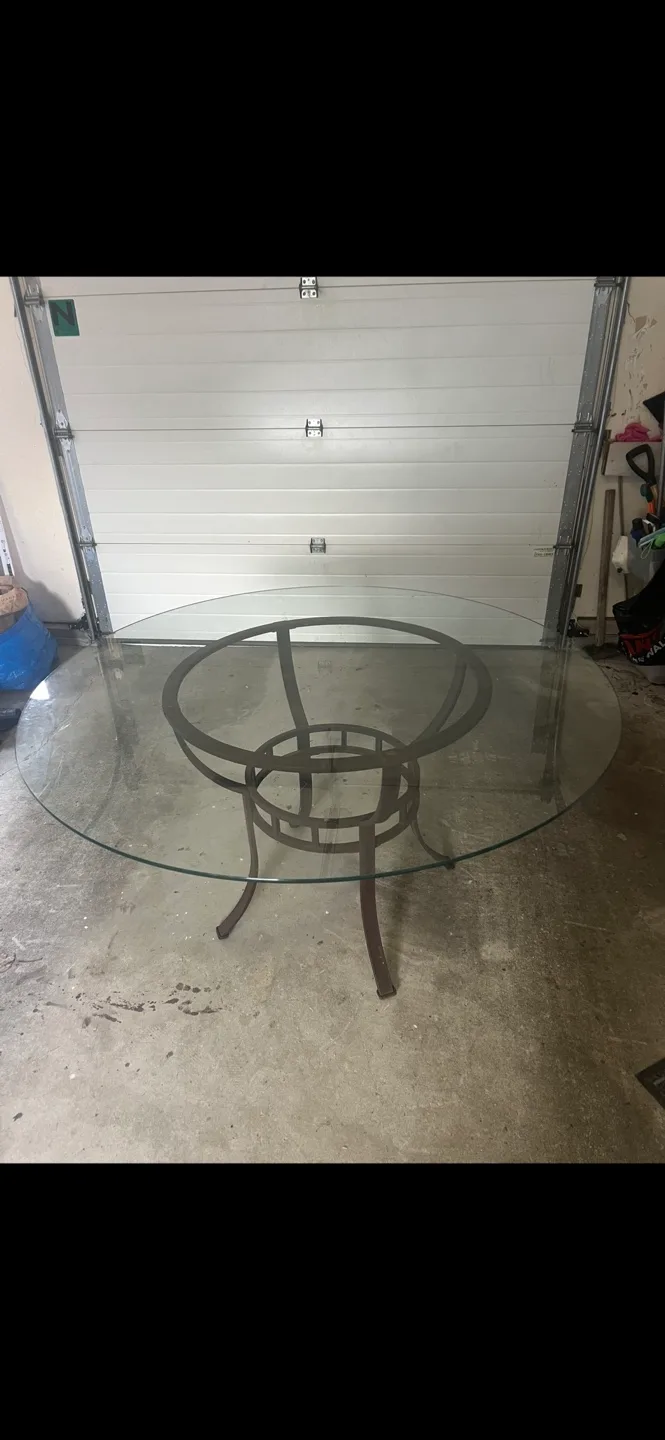 Round Glass Table Top - 54 inch diameter image indicator(4)