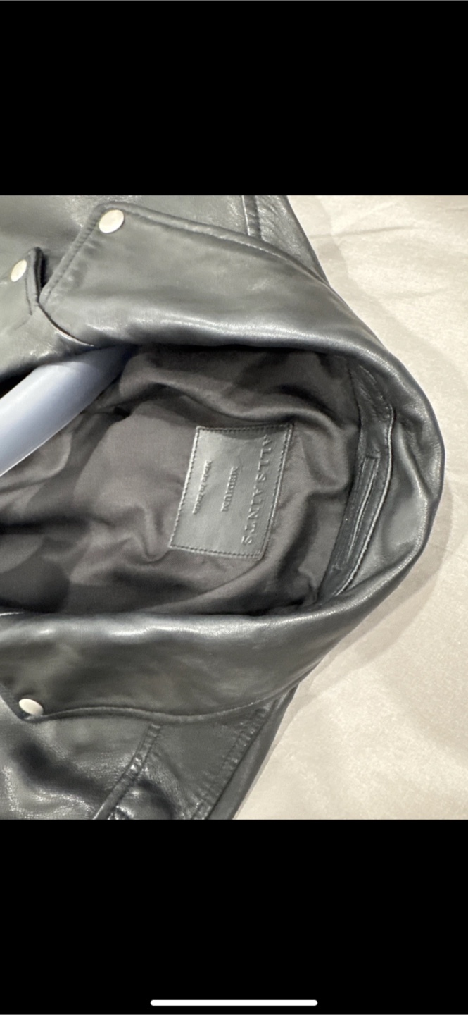 AllSaints Leather Jacket - Size Medium - photo 5