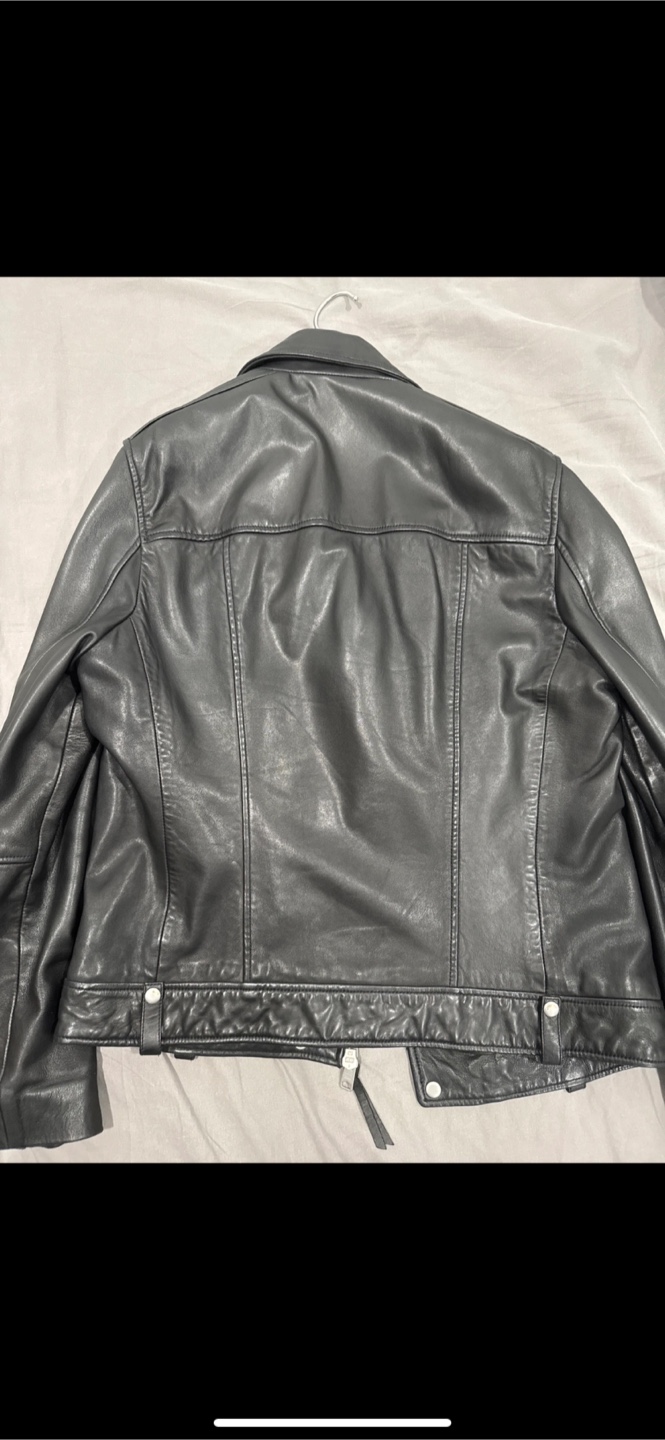 AllSaints Leather Jacket - Size Medium - photo 3