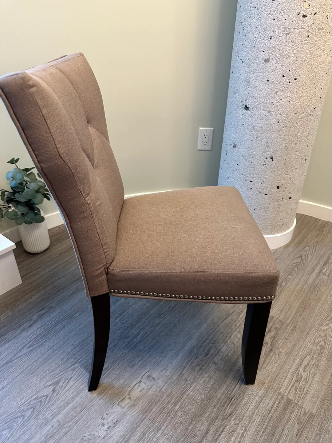 Upholstered Dining Chair - Taupe (set of 4 chairs) image indicator(2)