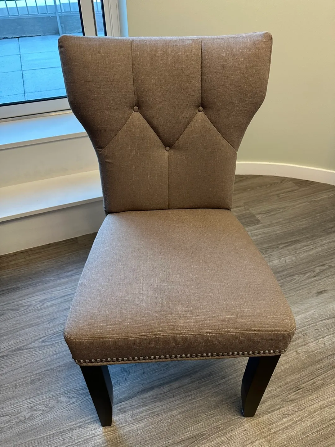Upholstered Dining Chair - Taupe (set of 4 chairs) thumbnail