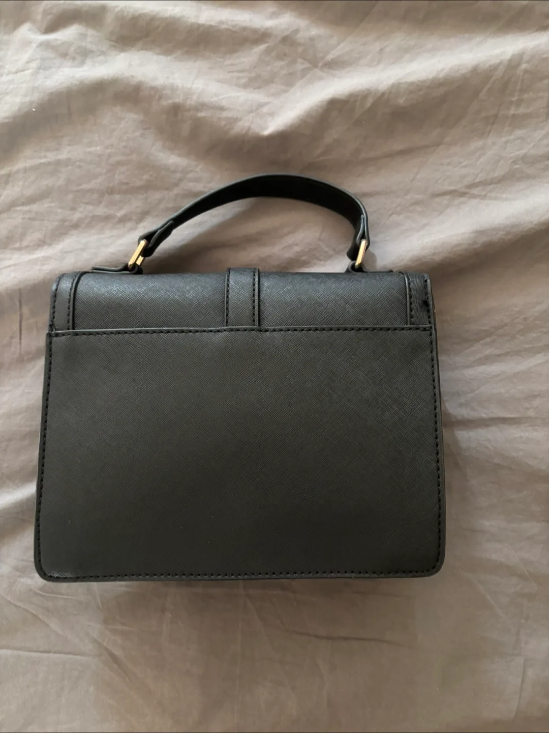 Guess Los Angeles Black Satchel Handbag image indicator(4)