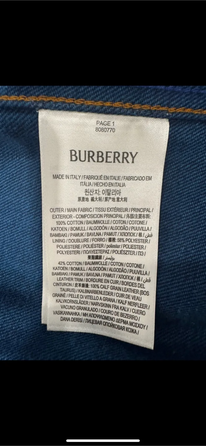 Burberry Denim Jacket image indicator(4)